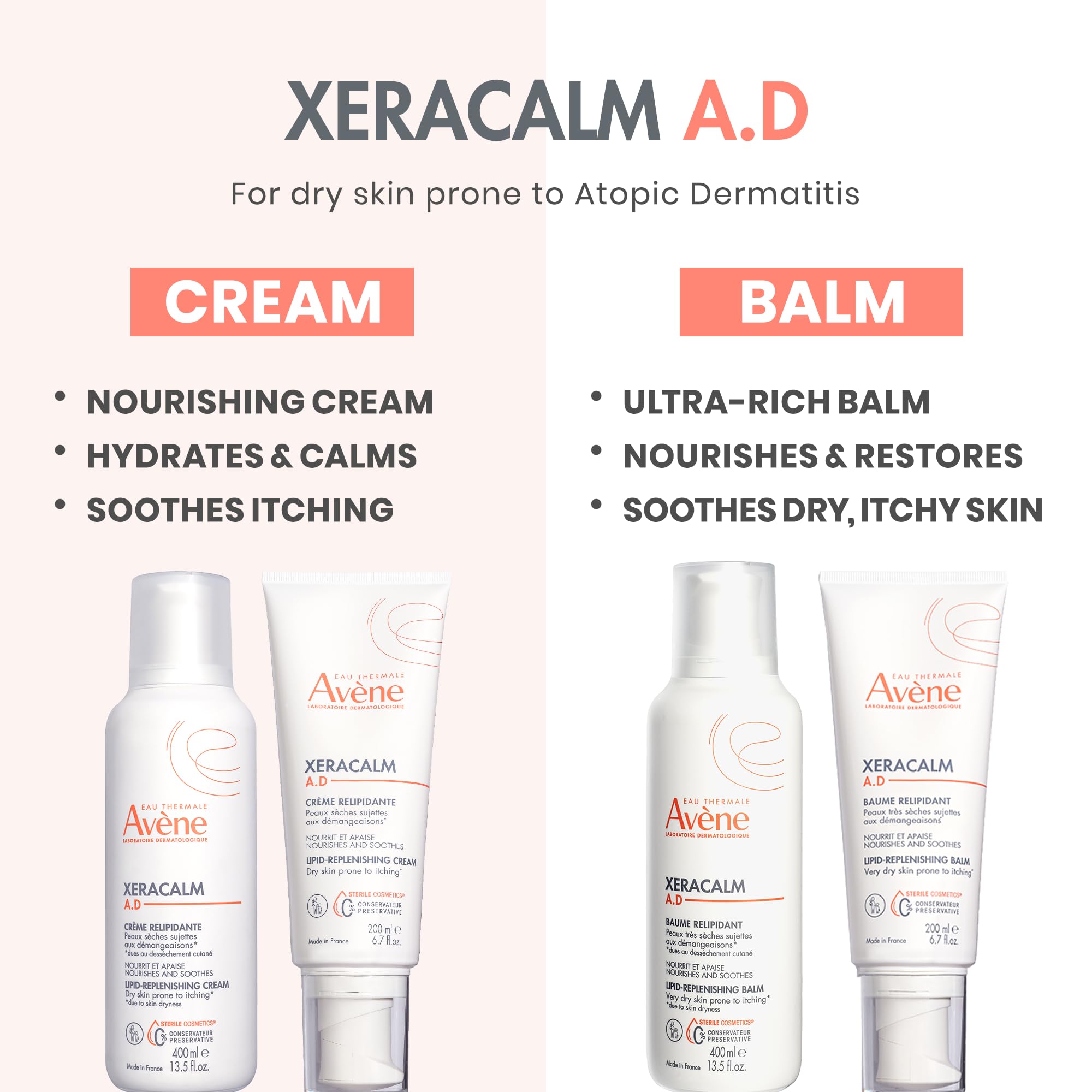 Avene XeraCalm A.D Lipid-Replenishing Cream