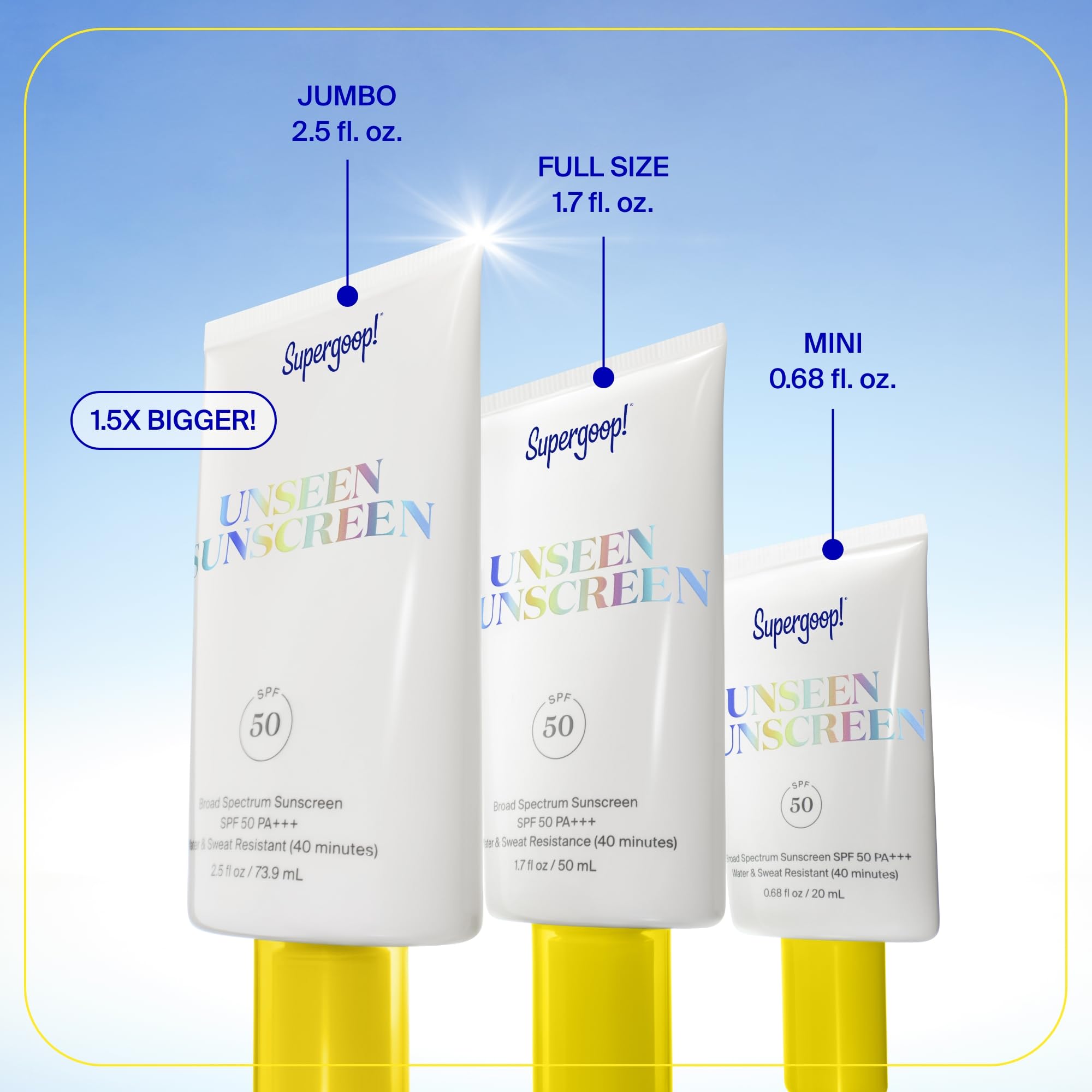 Supergoop! Unseen Sunscreen SPF 50 - 2 Pack