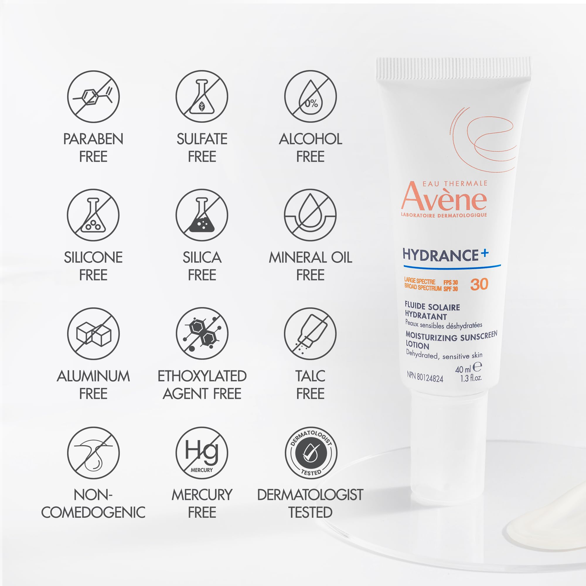Avène Hydrance+ Moisturizing Sunscreen Lotion SPF 30