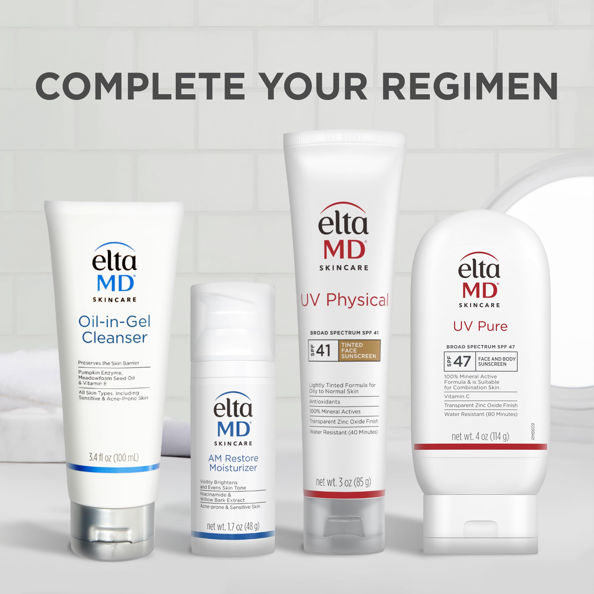 EltaMD UV Pure Face and Body Sunscreen, SPF 47