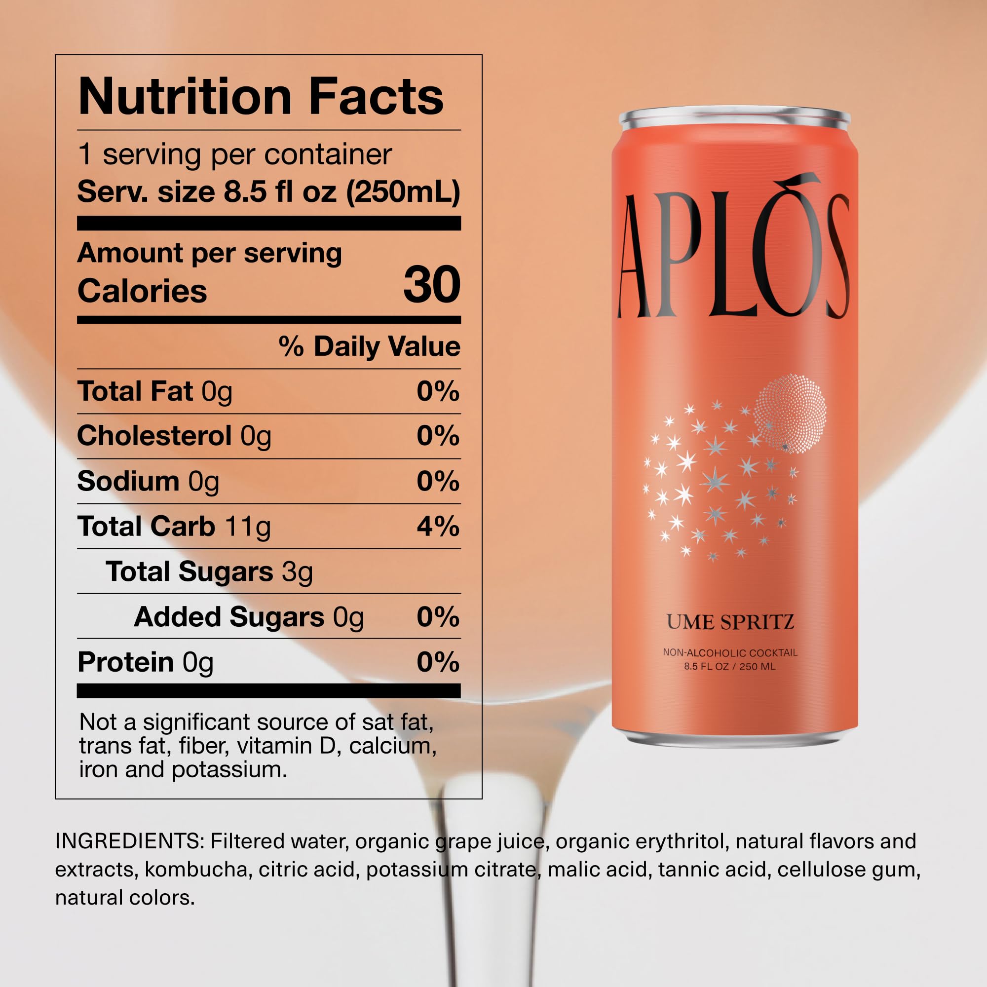 Aplós Canned Variety Pack of Non-Alcoholic Cocktails