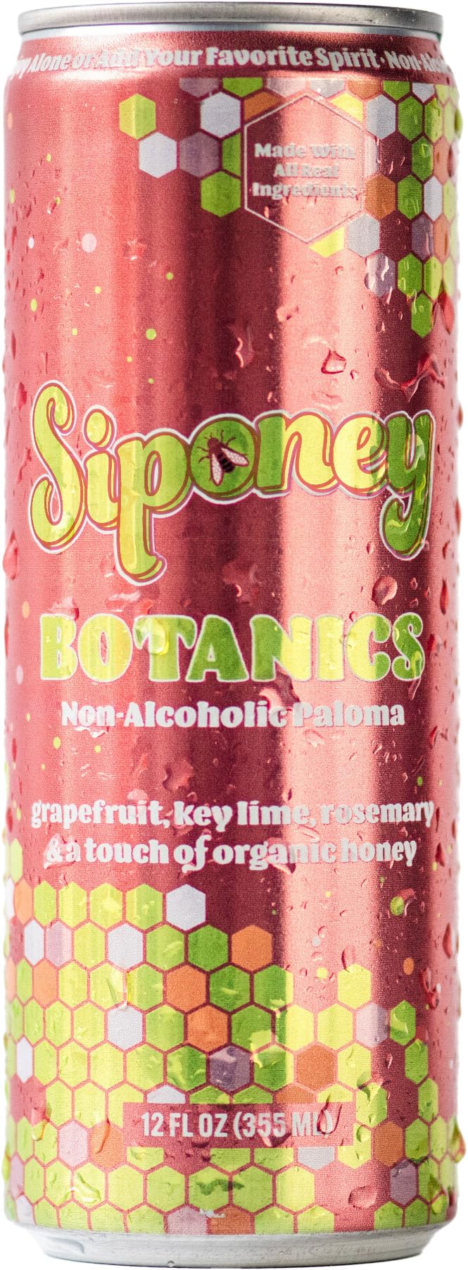 Siponey Botanics Non-Alcoholic Paloma Cocktail