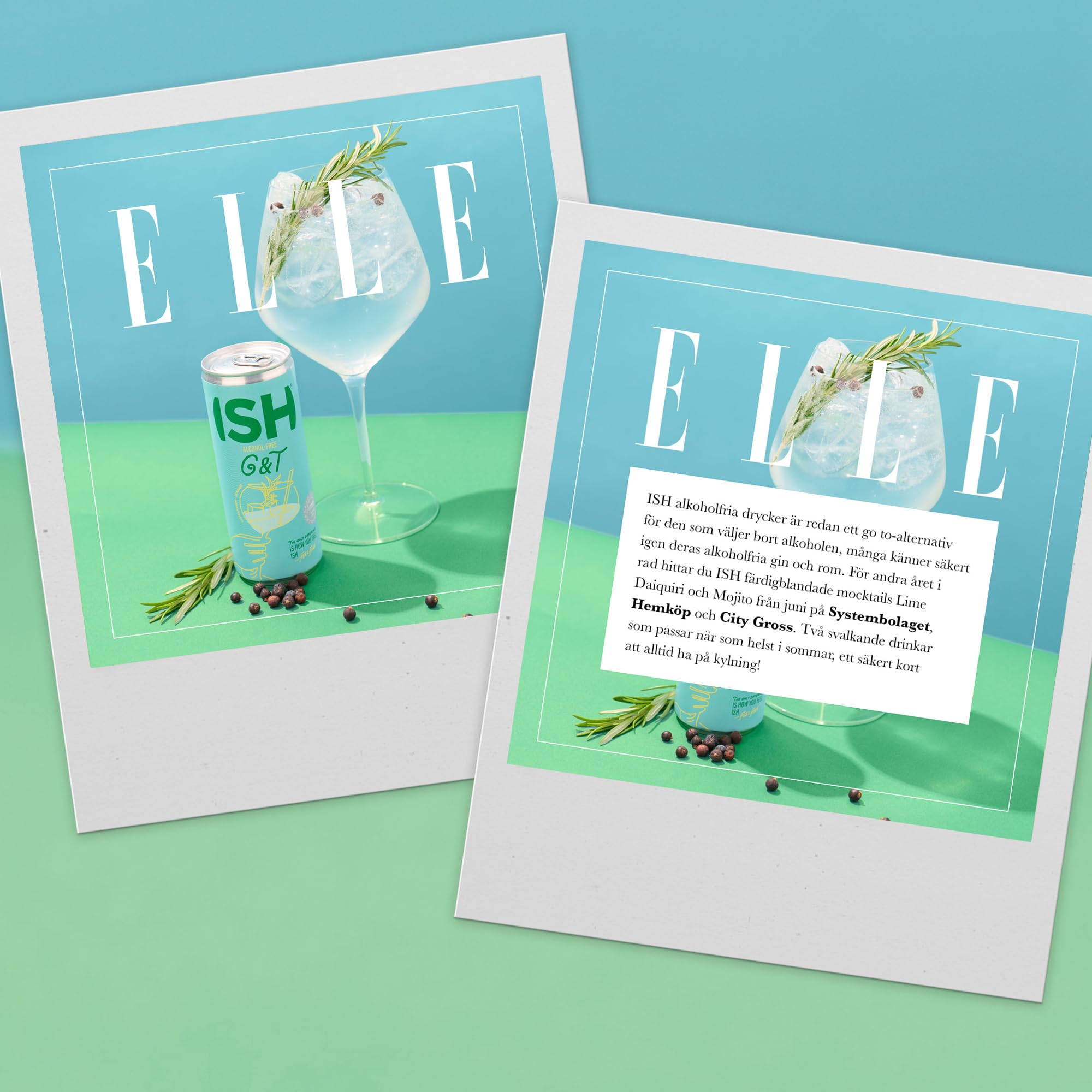 ISH G&T, Non Alcoholic Gin and Tonic Canned Cocktail