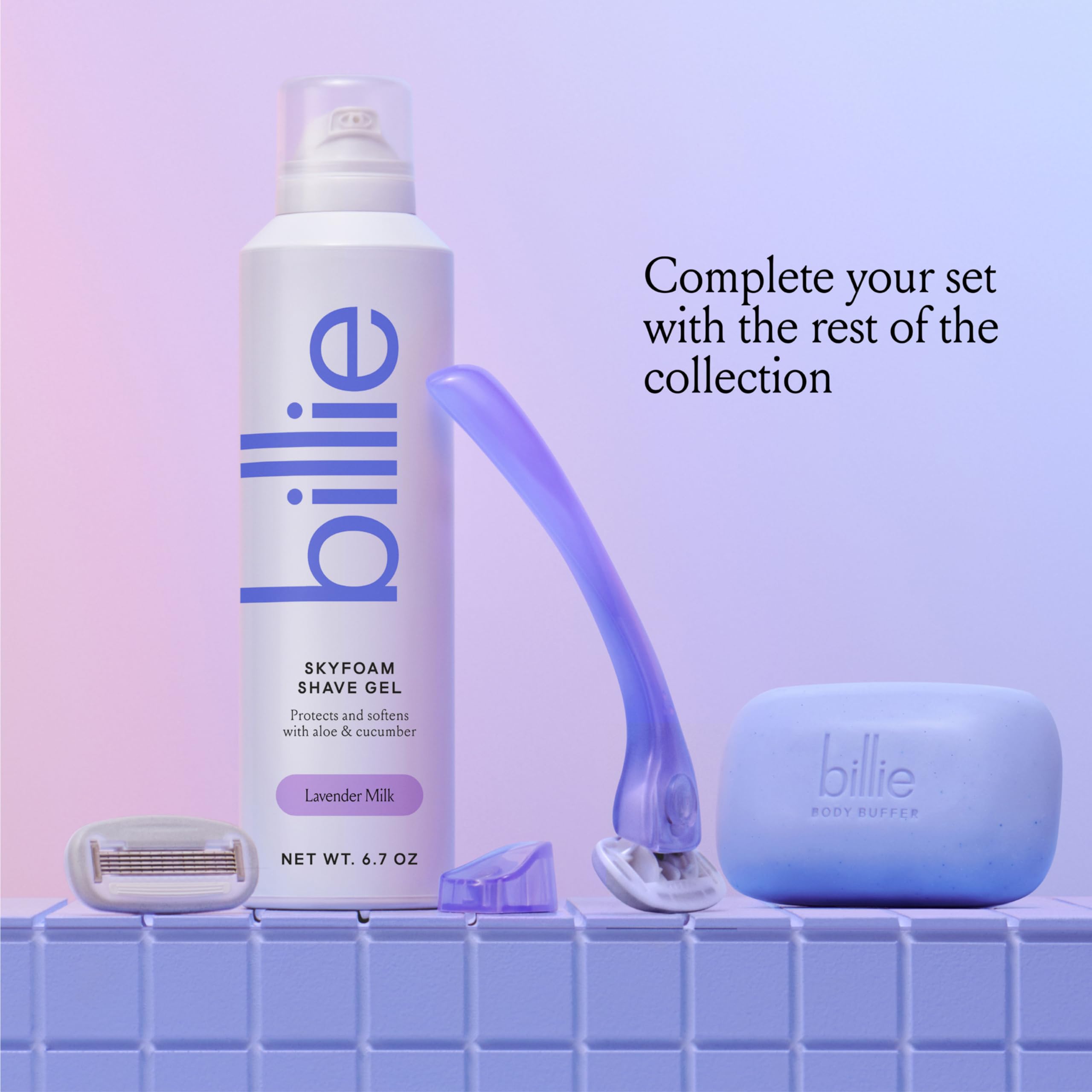 Billie SkyFoam Shave Gel - Lavender Milk Scent