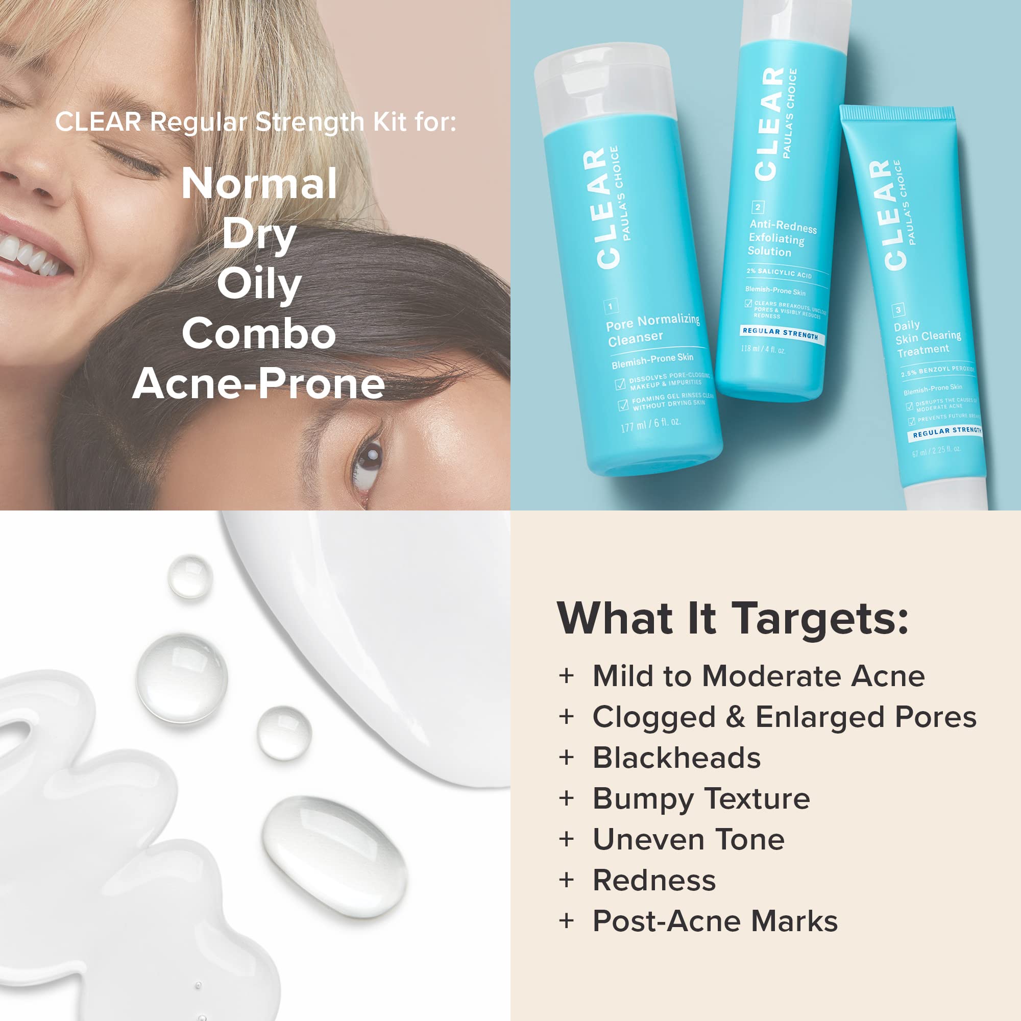 Paula's Choice CLEAR Regular Strength Acne Kit