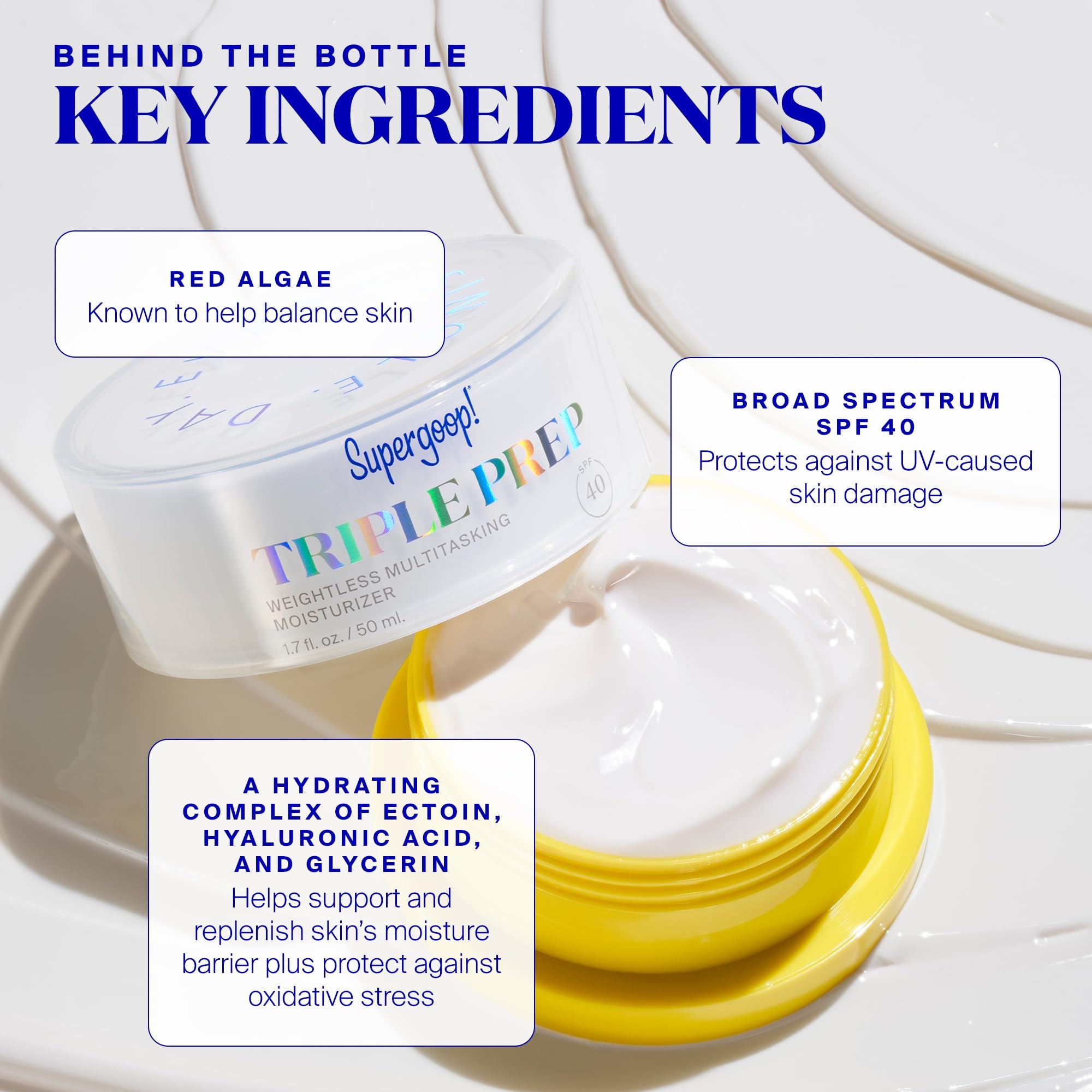Supergoop! Triple Prep Weightless Multitasking Moisturizer SPF 40