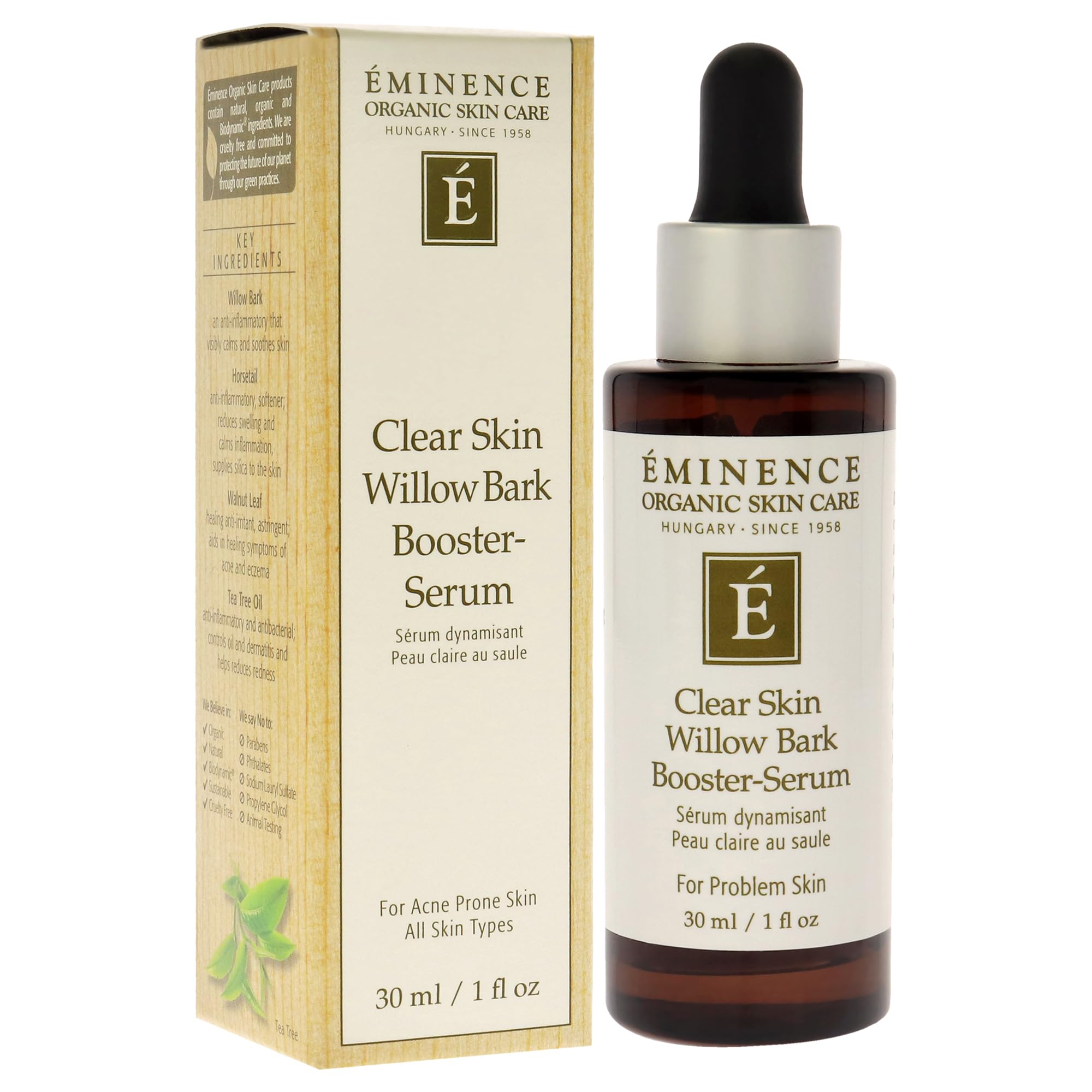 Eminence Organic Clear Skin Willow Bark Booster Serum