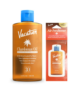 Vacation Chardonnay Oil SPF 30 & Air Freshener Bundle