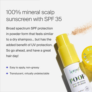 Supergoop! Poof 100% Mineral Part Powder, Pack of 2 - SPF 35