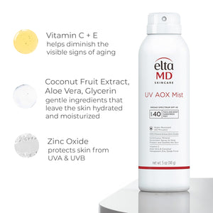 EltaMD UV AOX Mist Mineral Sunscreen Spray SPF 40