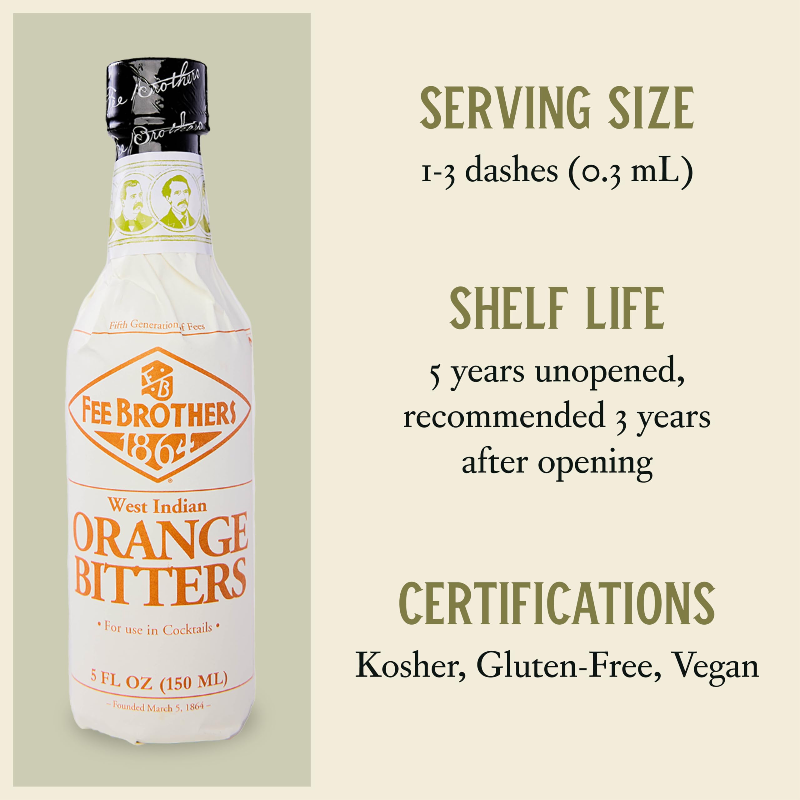 Fee Brothers West Indian Orange Cocktail Bitters