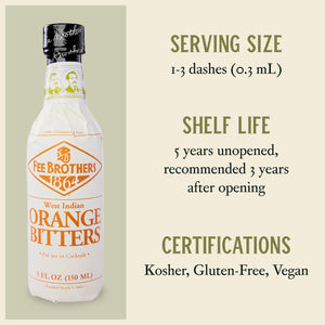 Fee Brothers West Indian Orange Cocktail Bitters