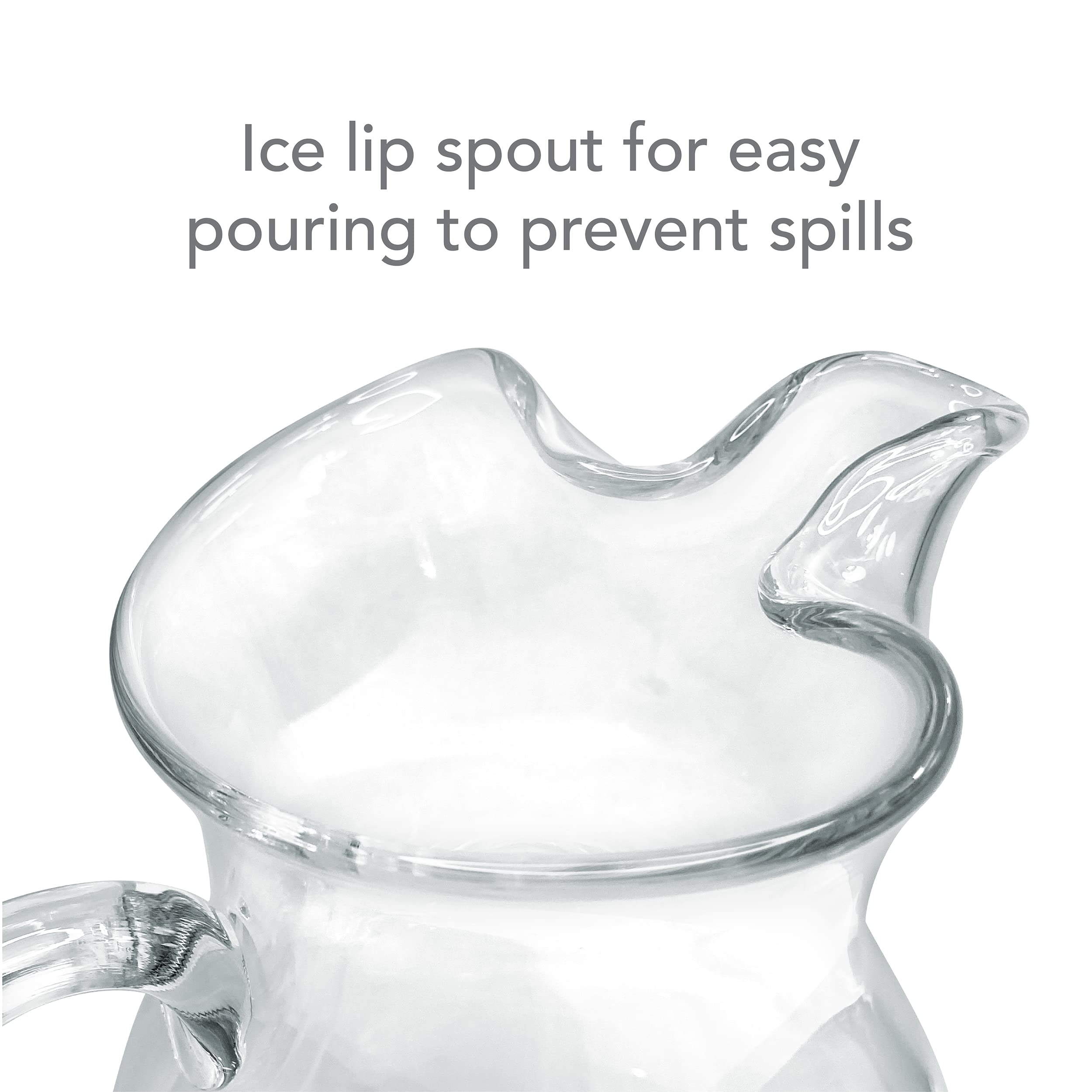 Mikasa Napoli Clear Glass Beverage Pitcher