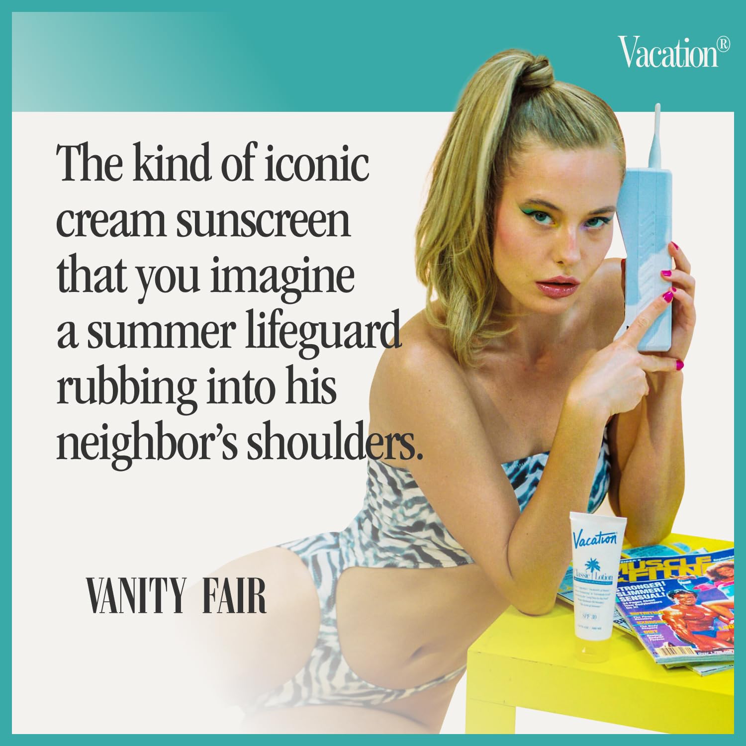 Vacation Mineral Lotion Sunscreen SPF 30 & Air Freshener Bundle