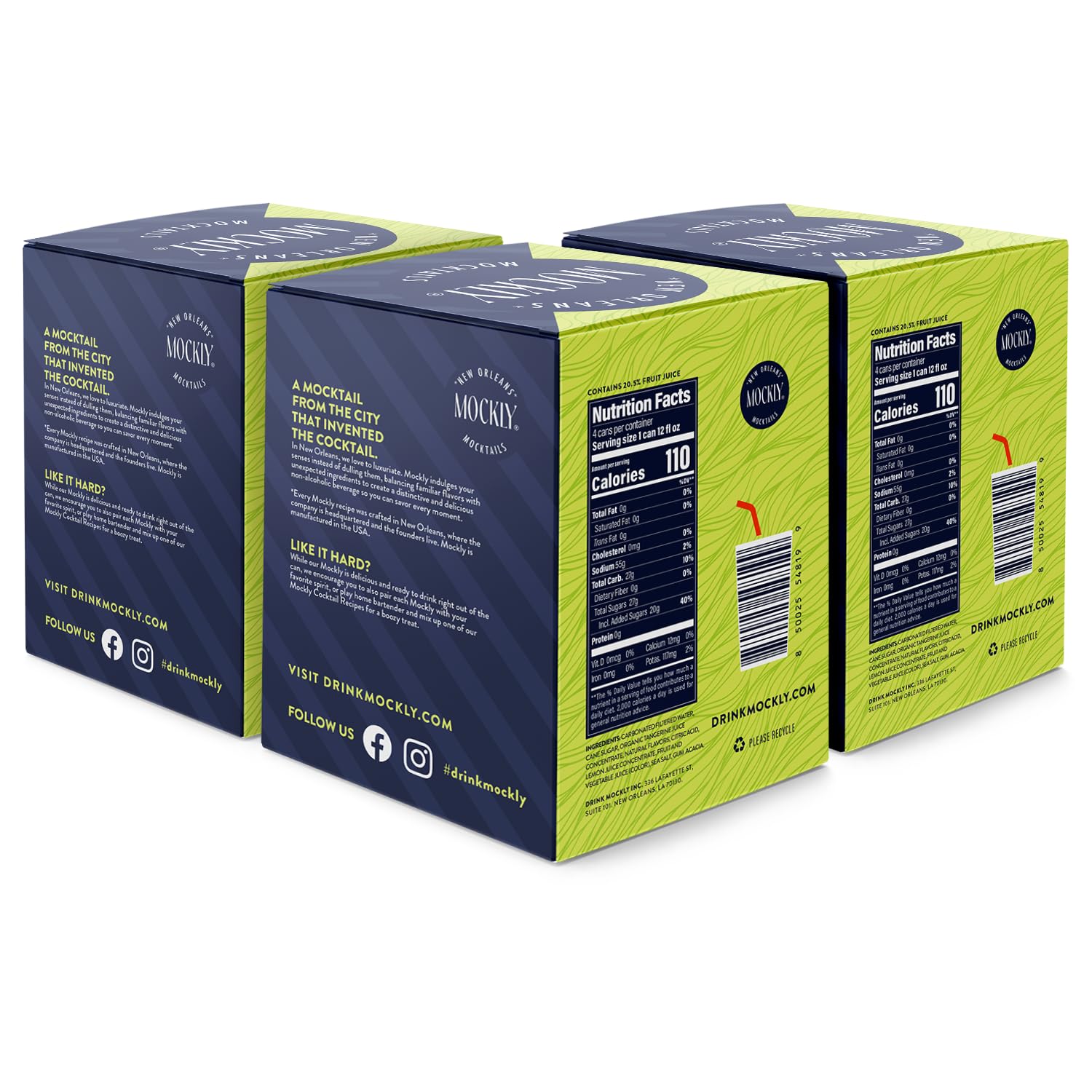 Mockly Booze-Free Cocktail Eye Opener 12 Pack