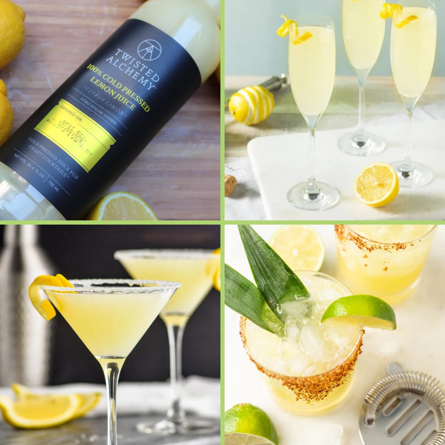 Twisted Alchemy Cold Pressed Fresh Lemon Juice For Craft Cocktails