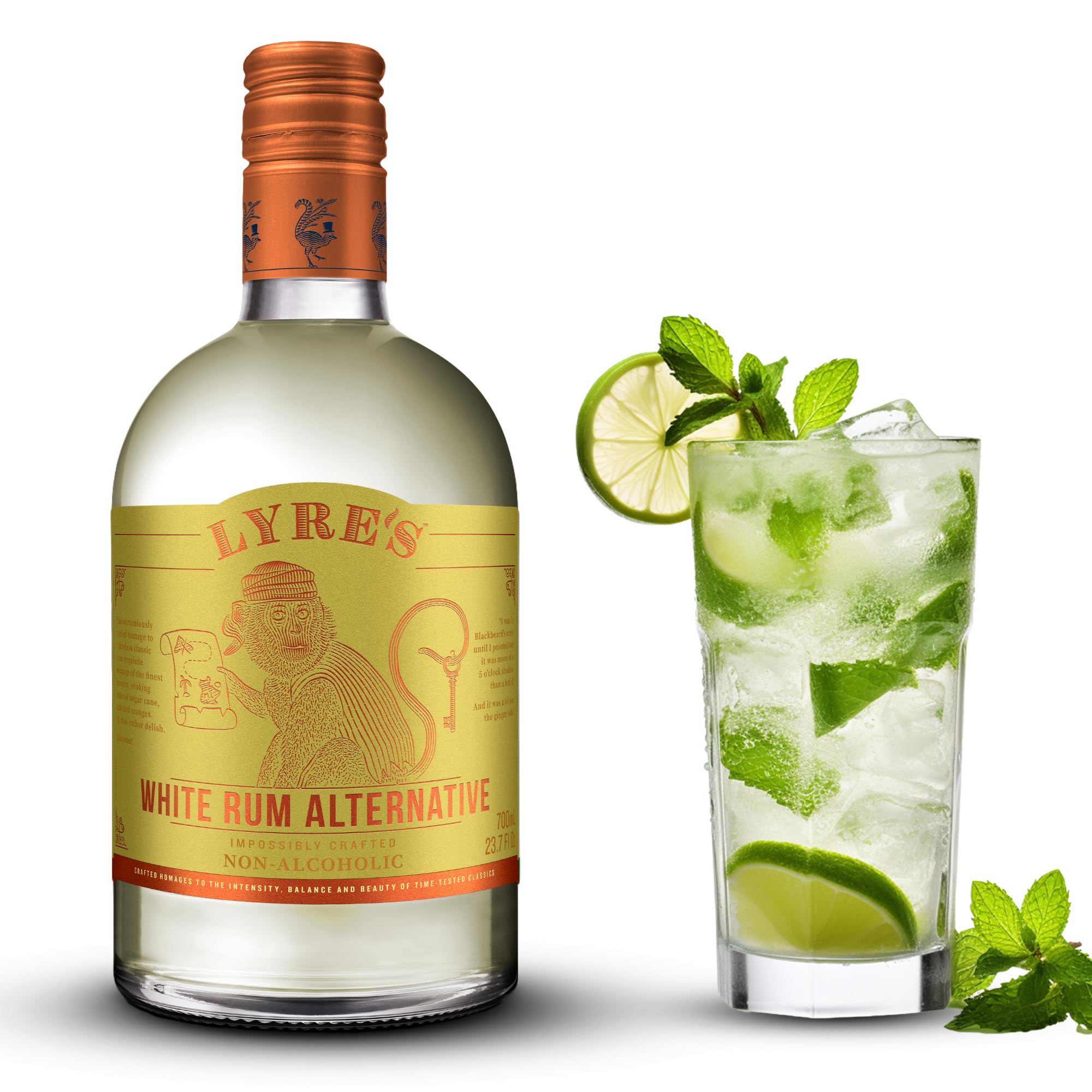 Lyre's White Rum Alternative Premium Non Alcoholic Spirits