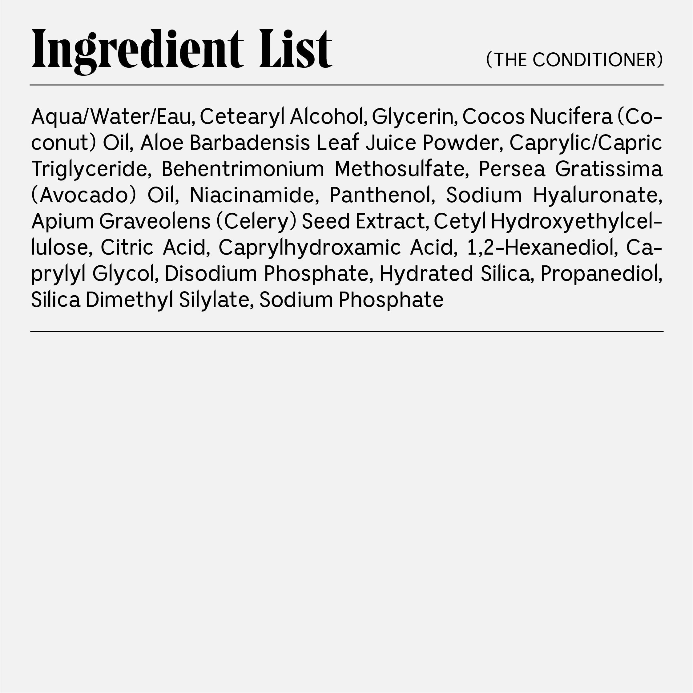 Nécessaire The Conditioner. Hyaluronic Acid + Vitamin B Complex