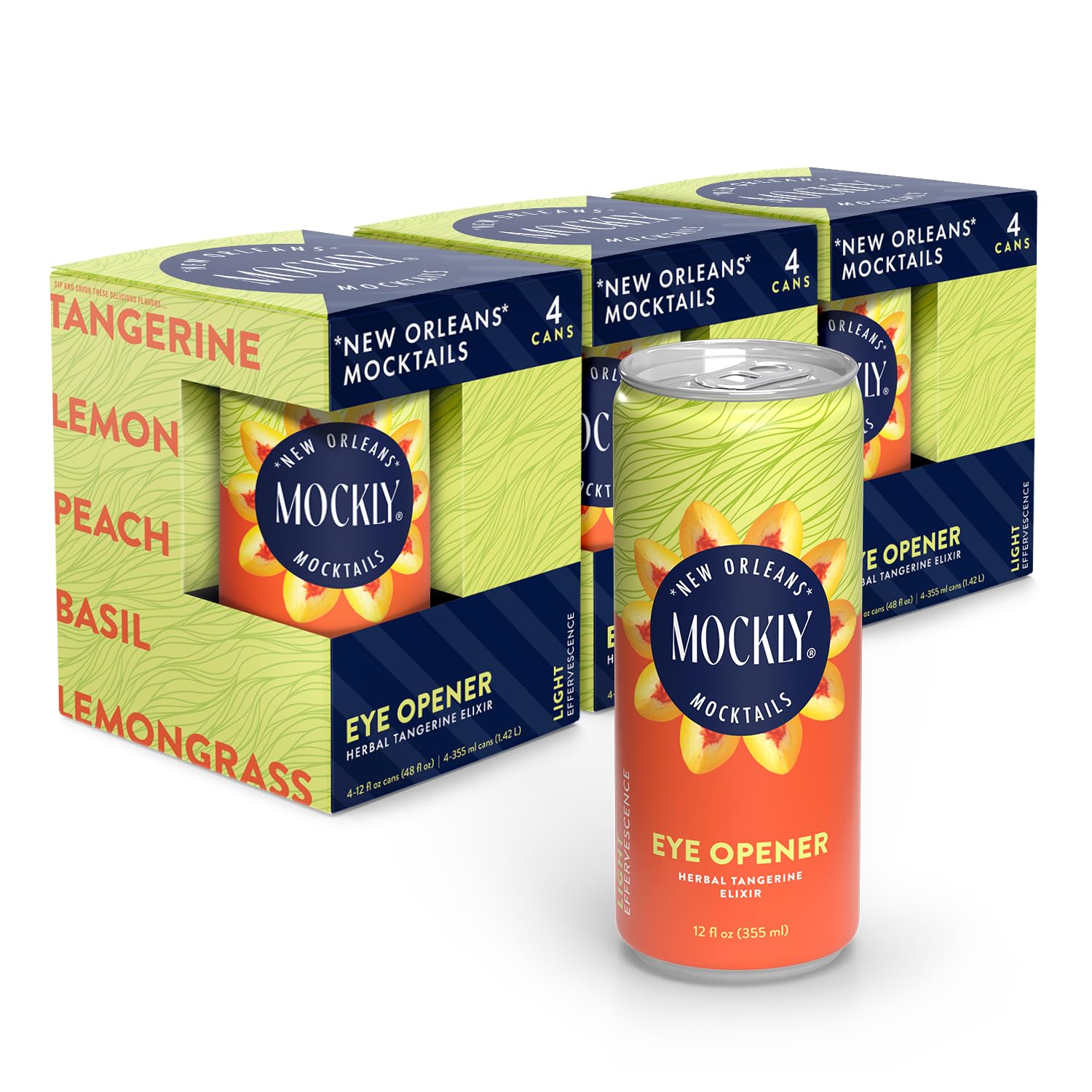 Mockly Booze-Free Cocktail Eye Opener 12 Pack