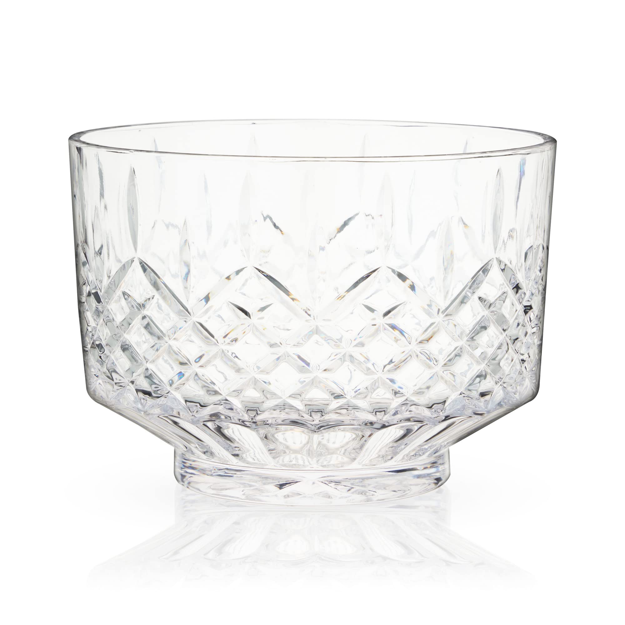 Viski Admiral Crystal Punch Bowl