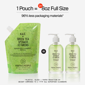 Youth To The People Superfood Cleanser Travel Refill Bundle Set