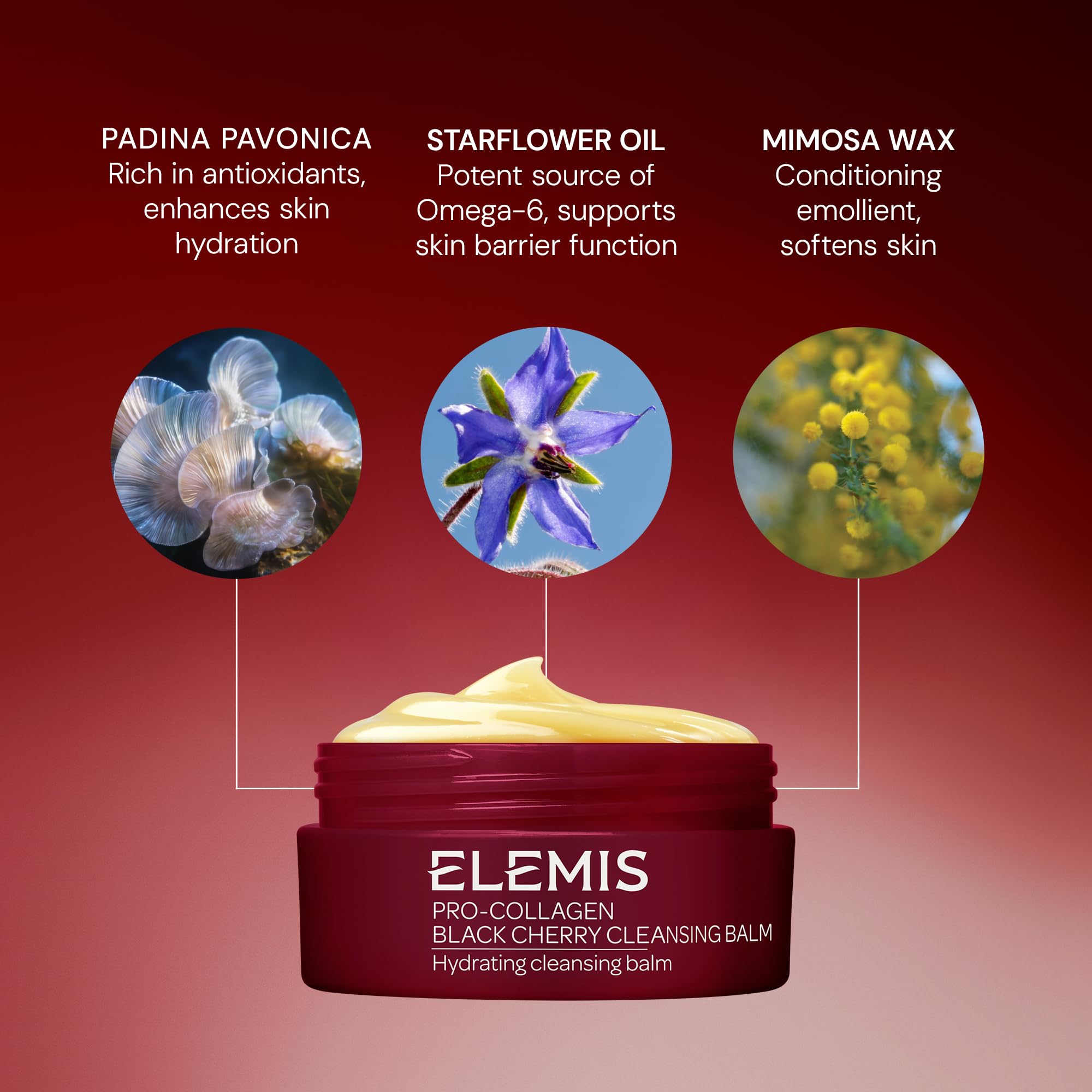 Elemis Pro-Collagen Black Cherry Cleansing Balm