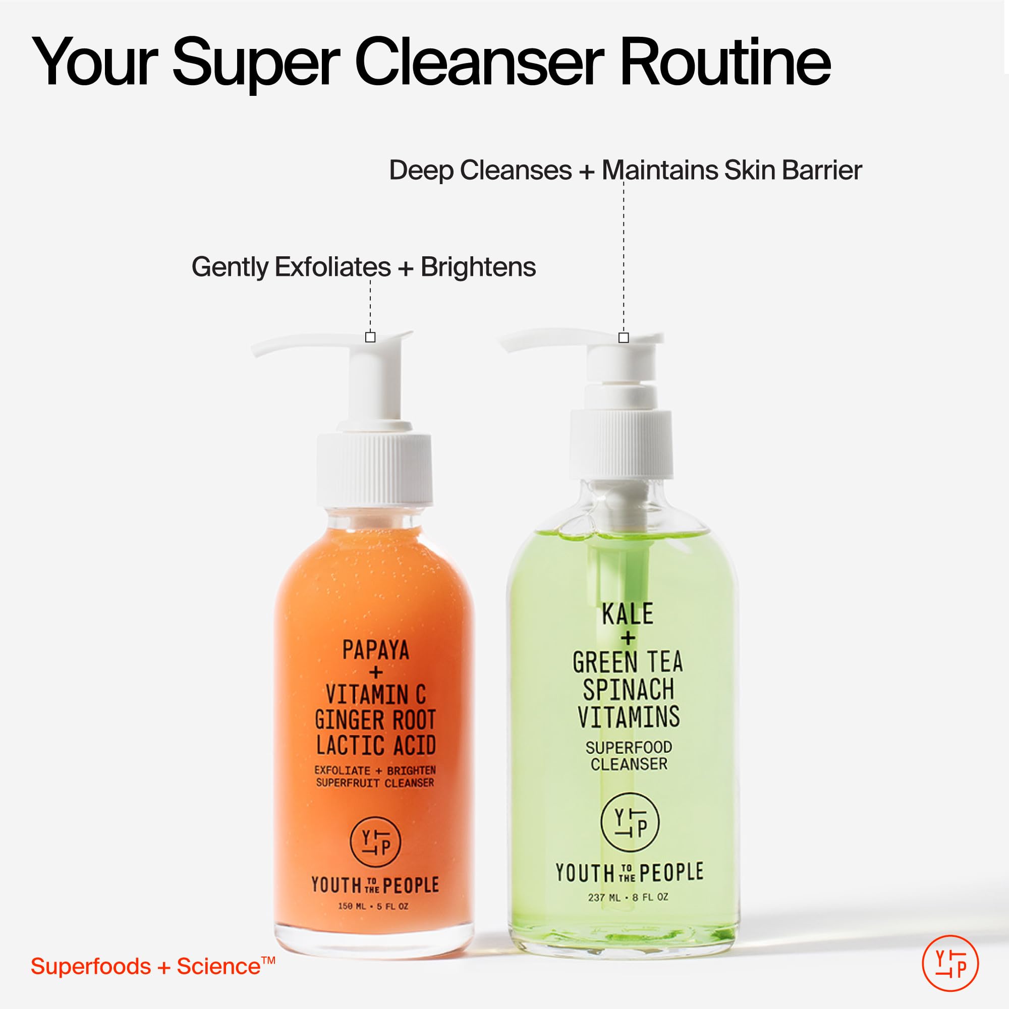 Youth To The People Supercharged Cleansing Duo - Bestselling
