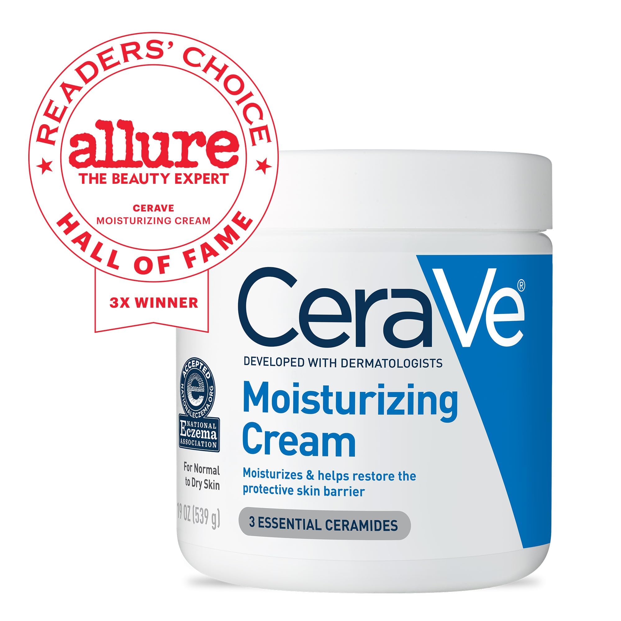 CeraVe Moisturizing Cream, Body and Face Moisturizer