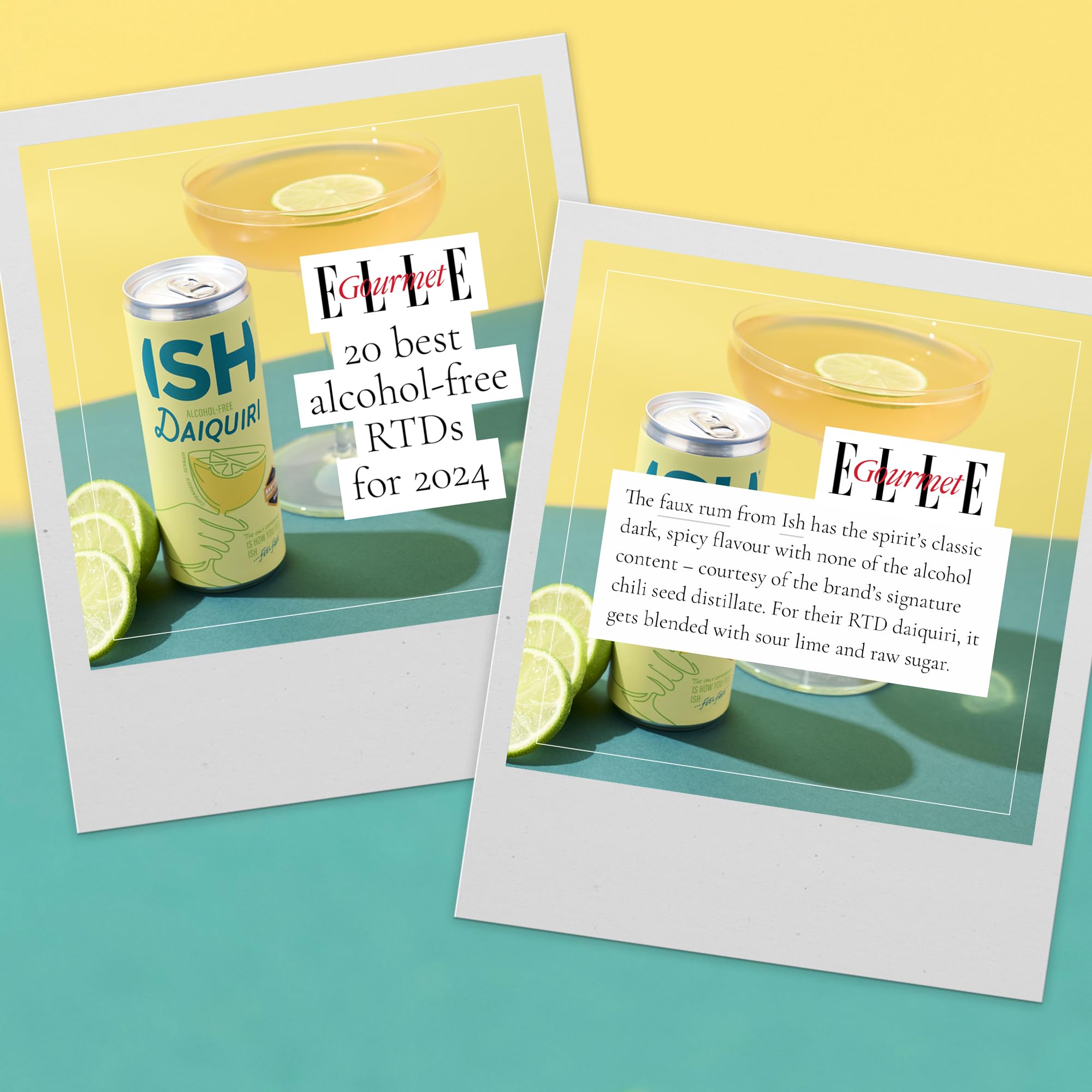 ISH Daiquiri, Non Alcoholic Canned Cocktail