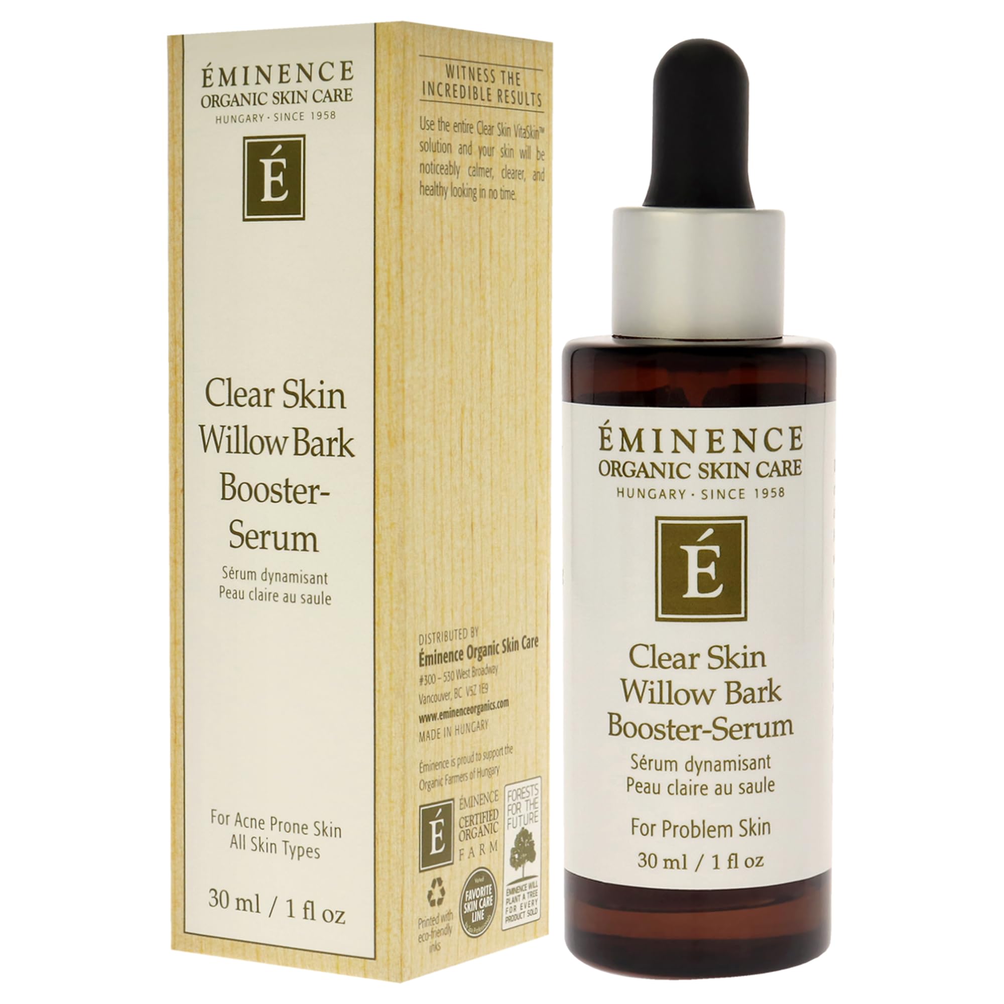 Eminence Organic Clear Skin Willow Bark Booster Serum