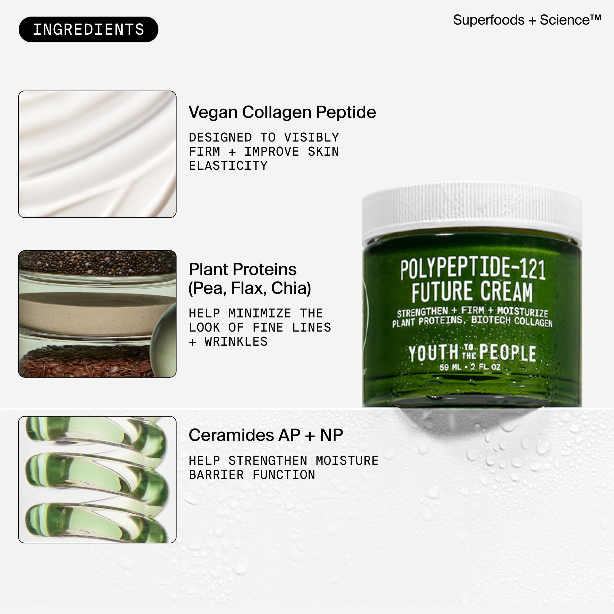 Youth To The People 121-Polypeptide Future Cream