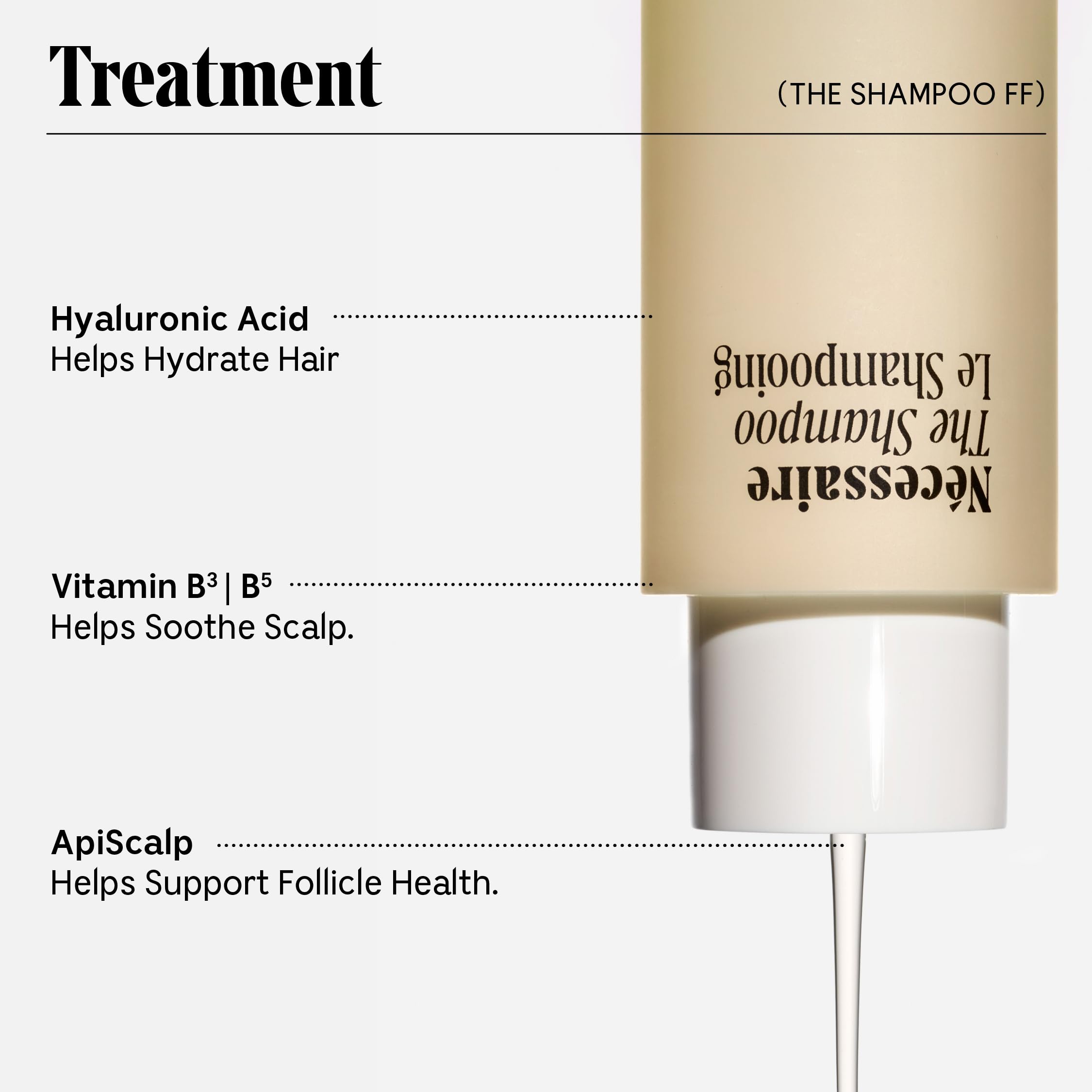 Nécessaire The Shampoo. Hyaluronic Acid + Vitamin B Complex