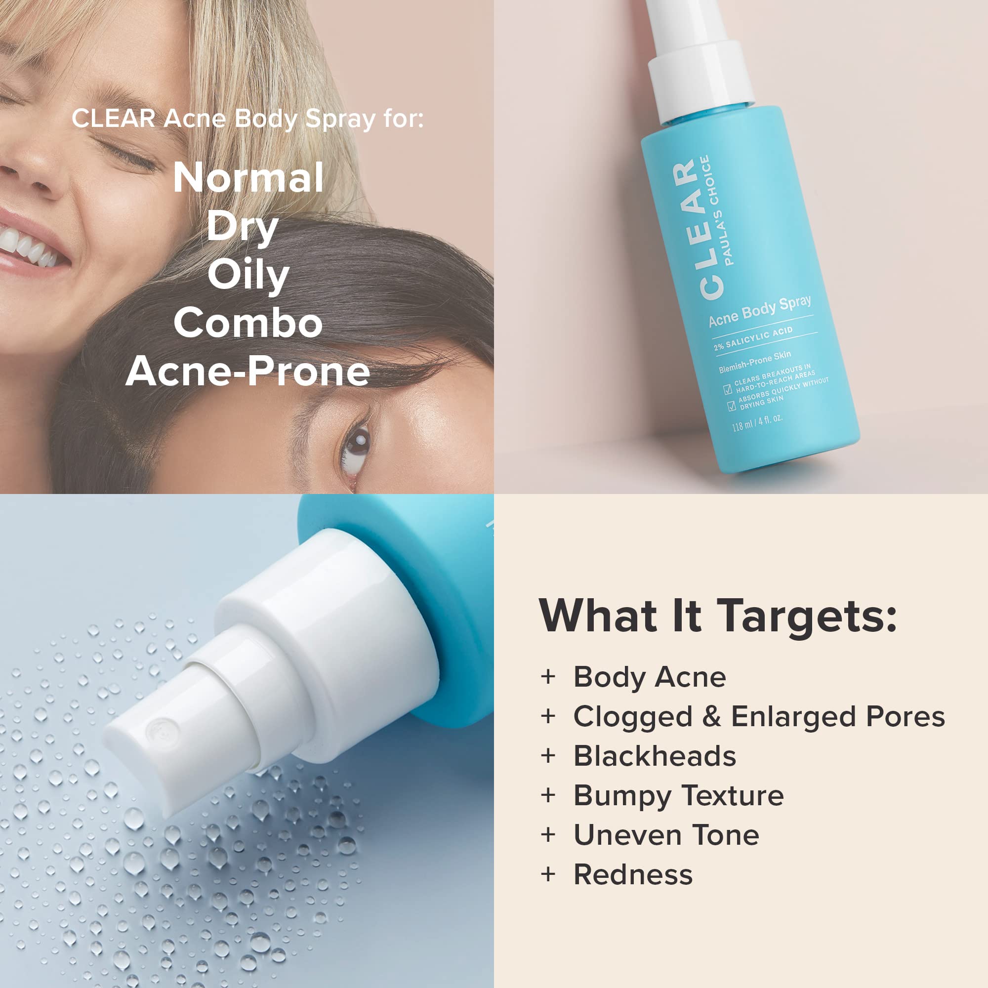 Paula's Choice CLEAR Back & Body Exfoliating Acne Spray