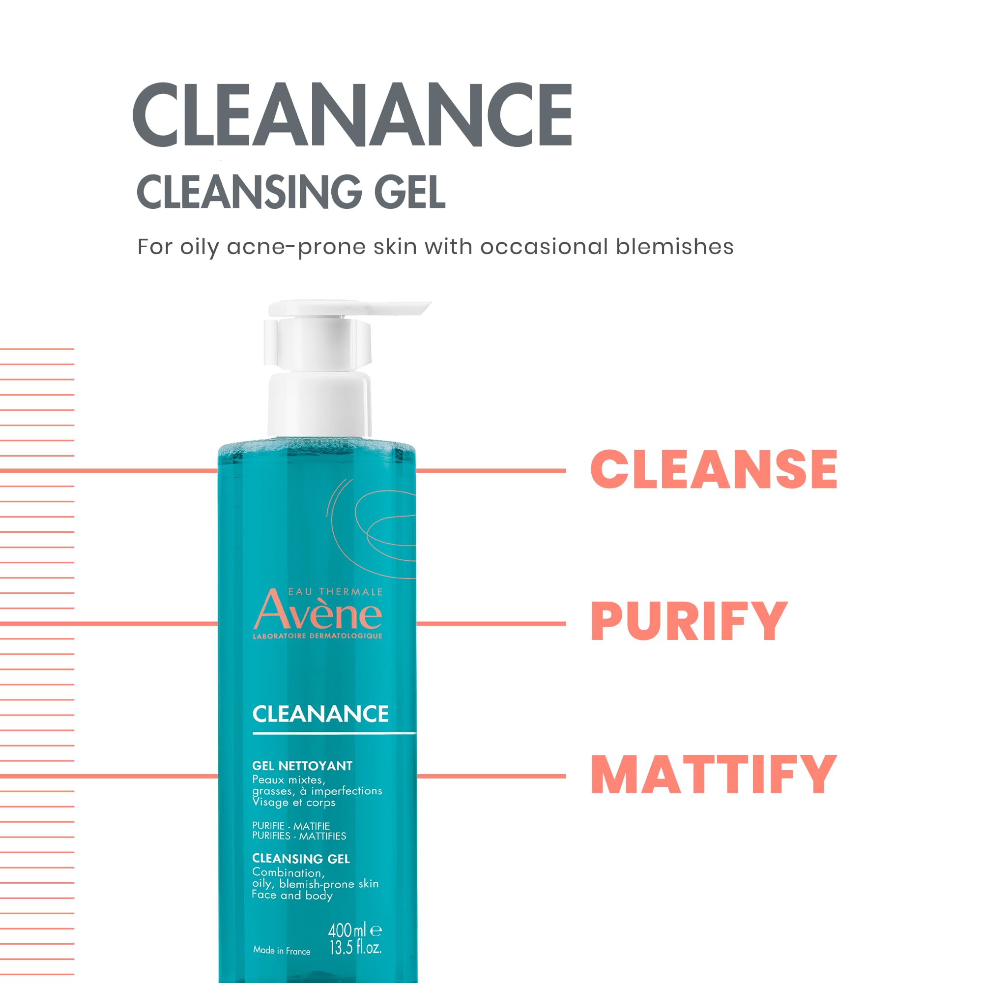 Avene Cleanance Cleansing Gel Soap Free Cleanser