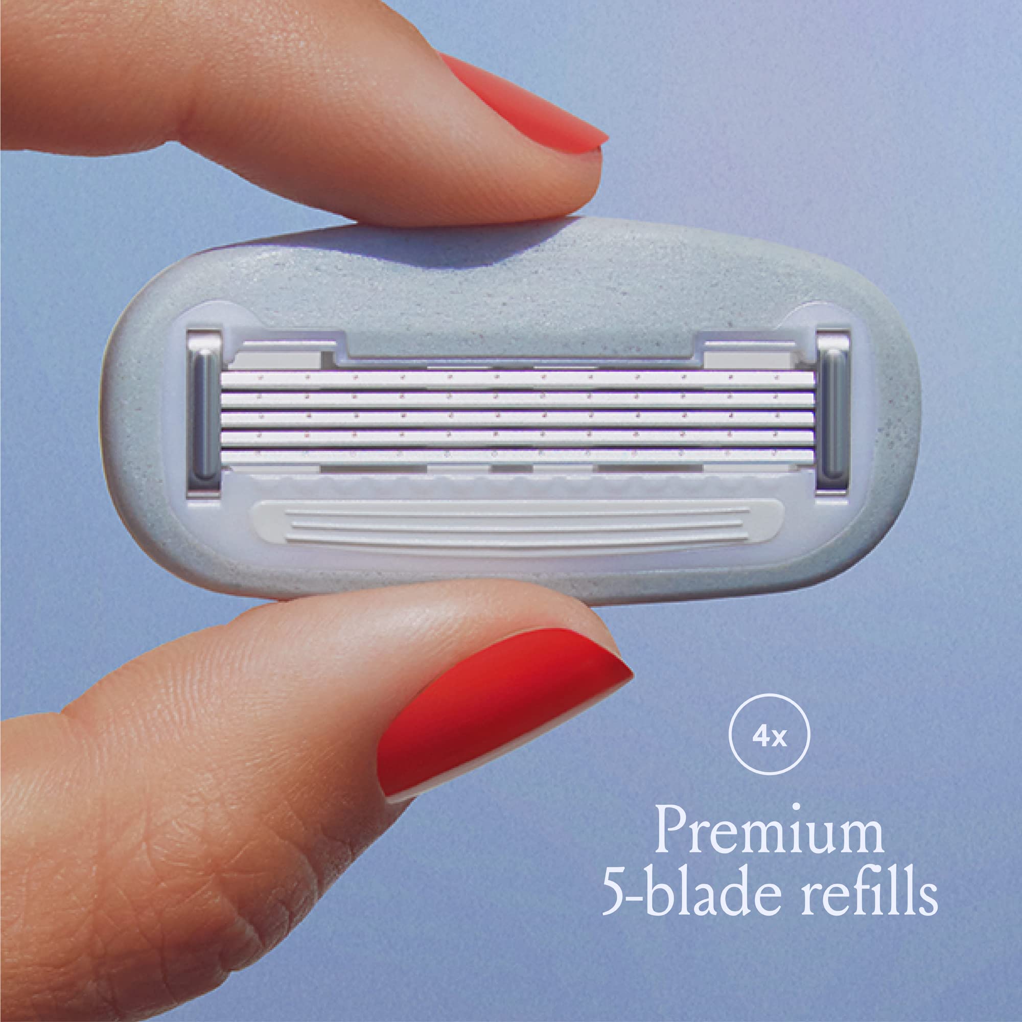 Billie Women’s Razor Refill Blades  & Ultimate Skin Solution - Ingrown-preventing AHA spray