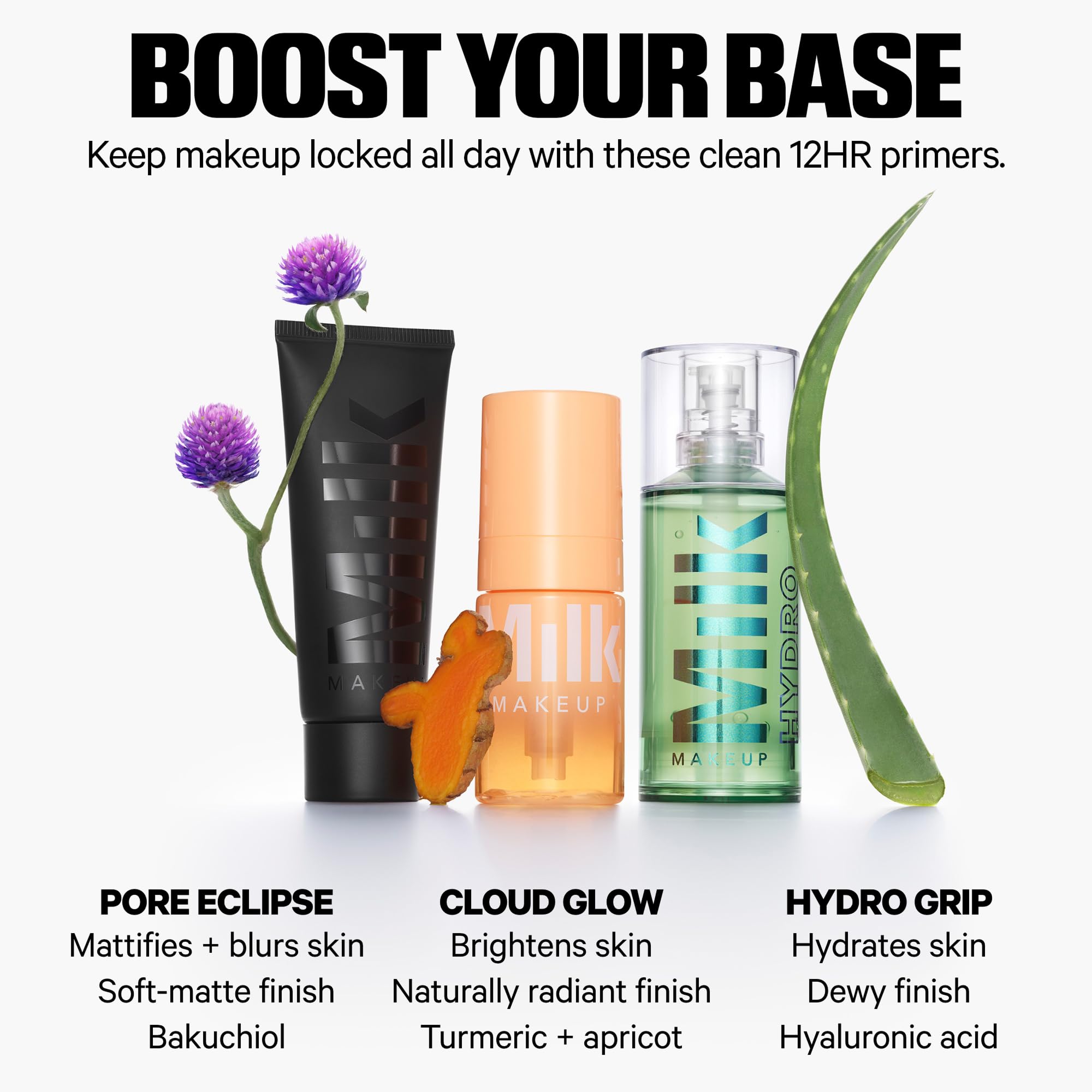 Milk Makeup Hydro Grip Primer with Hyaluronic Acid + Niacinamide