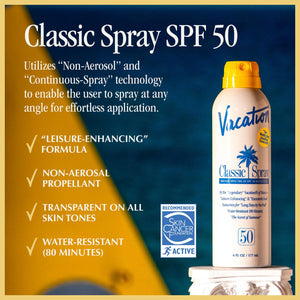 Vacation Classic Sunscreen Spray SPF 50