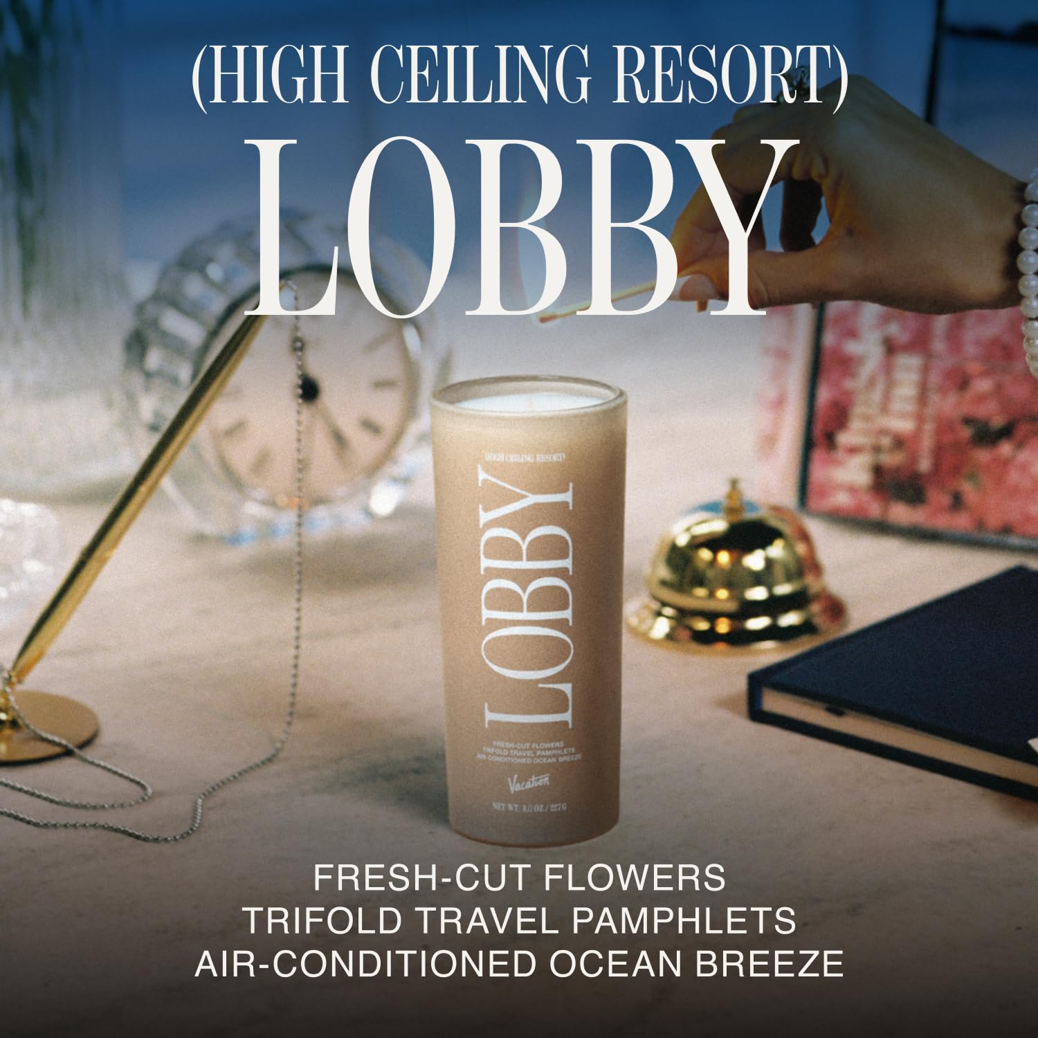 Vacation Sunscreen Home Resort Scented Candle Set