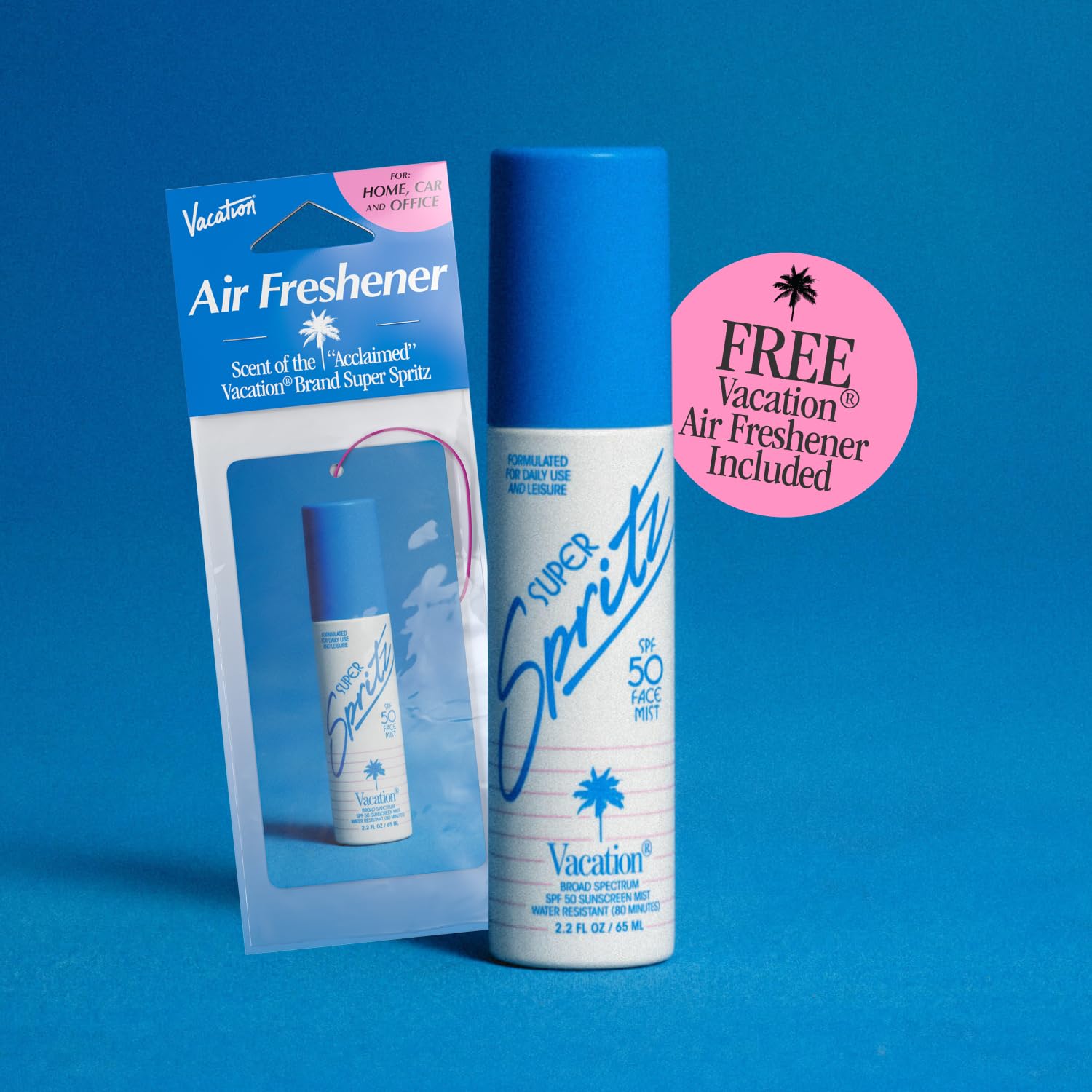 Vacation Super Spritz SPF 50 Face Mist & Air Freshener Bundle