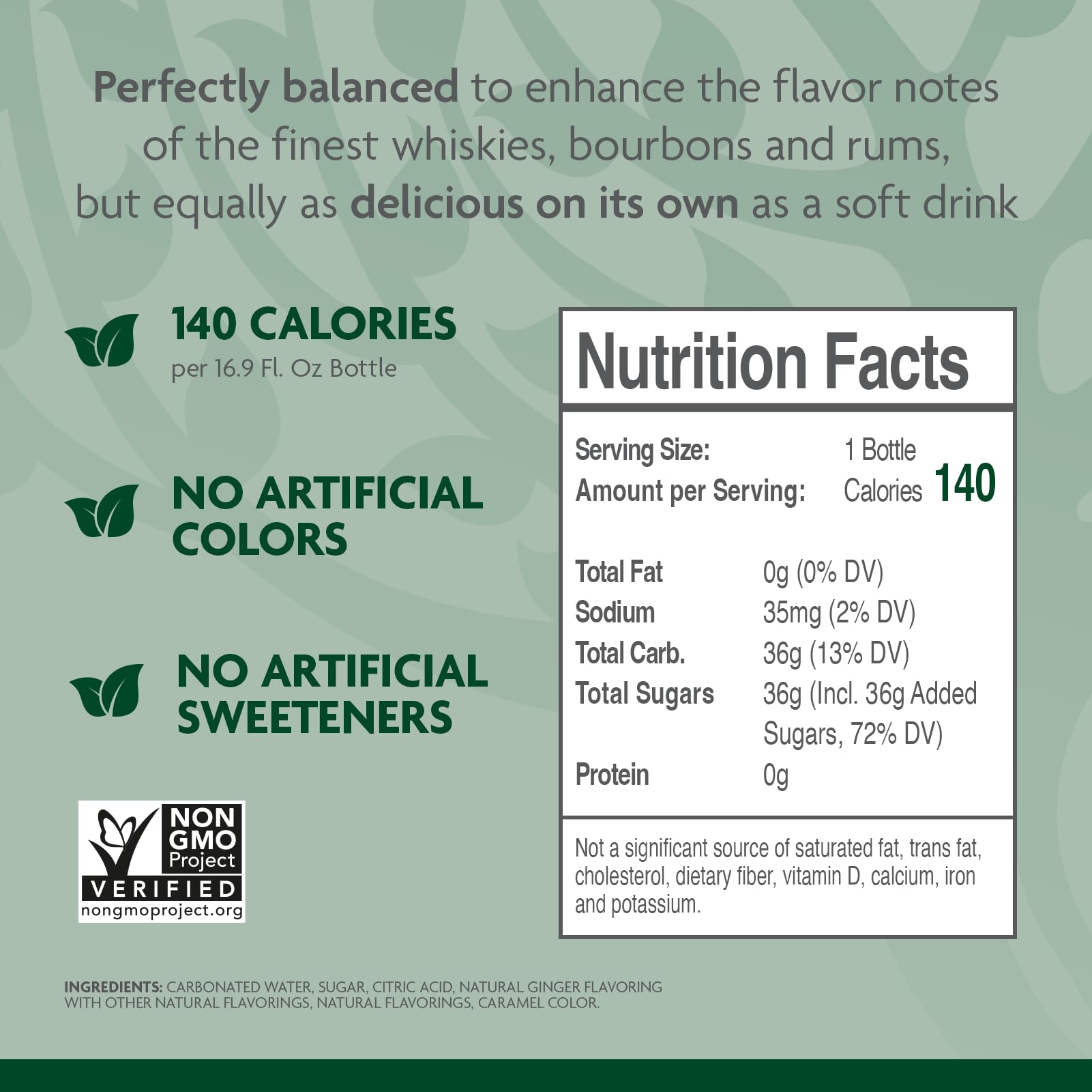 Fever-Tree Ginger Ale - Premium Quality Mixer - Pack of 8