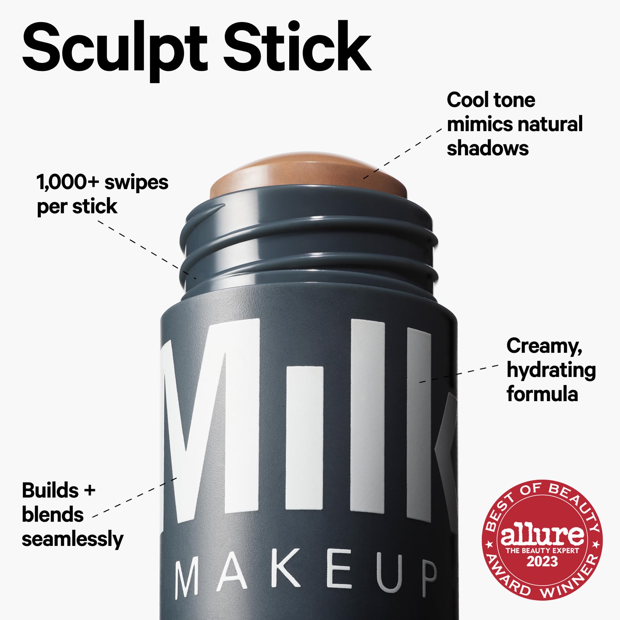 Milk Makeup Sculpt Stick – Cool-Toned Cream Contour Stick with Thyme Extract + Mango Butter