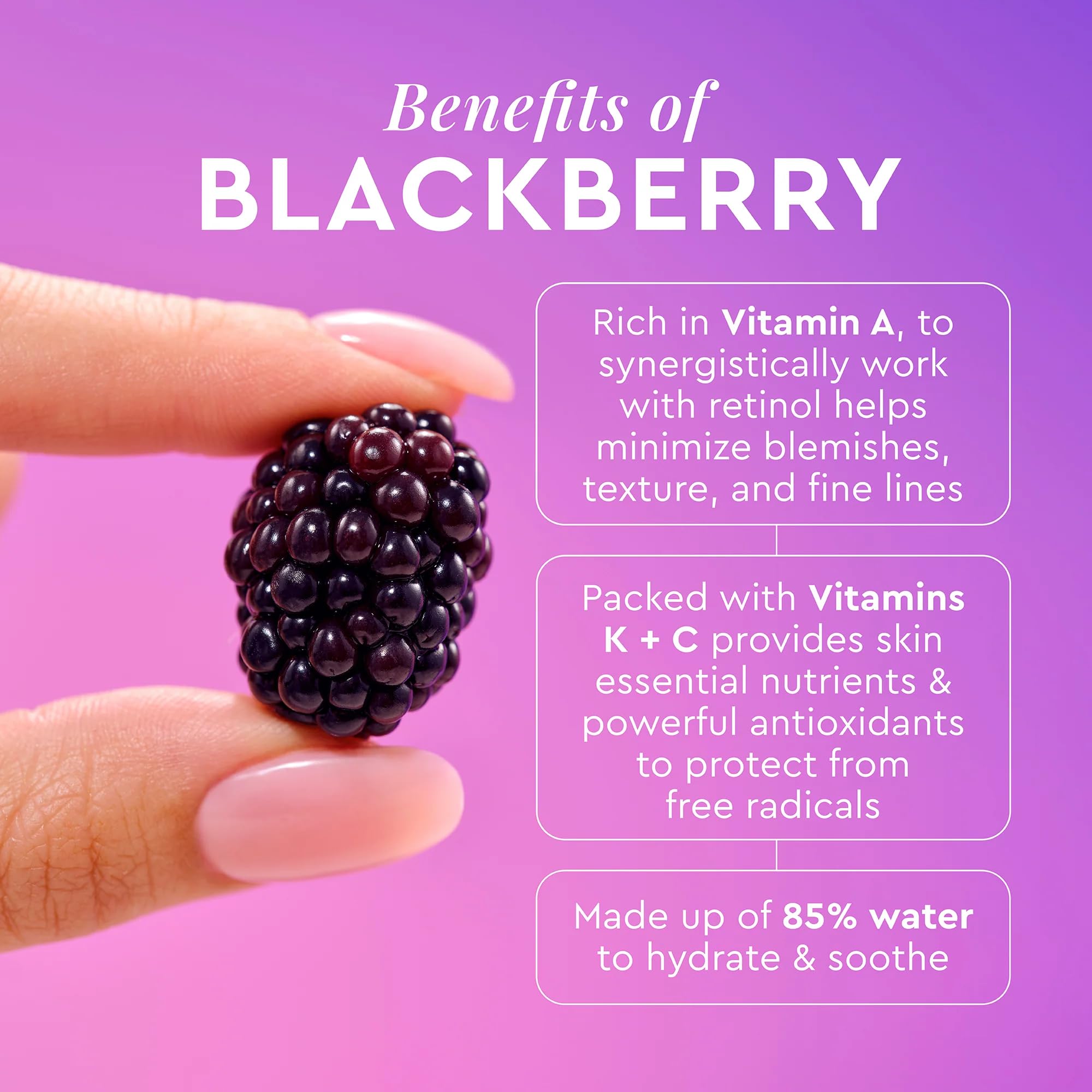 Glow Recipe Gentle Blackberry Retinol Night Serum