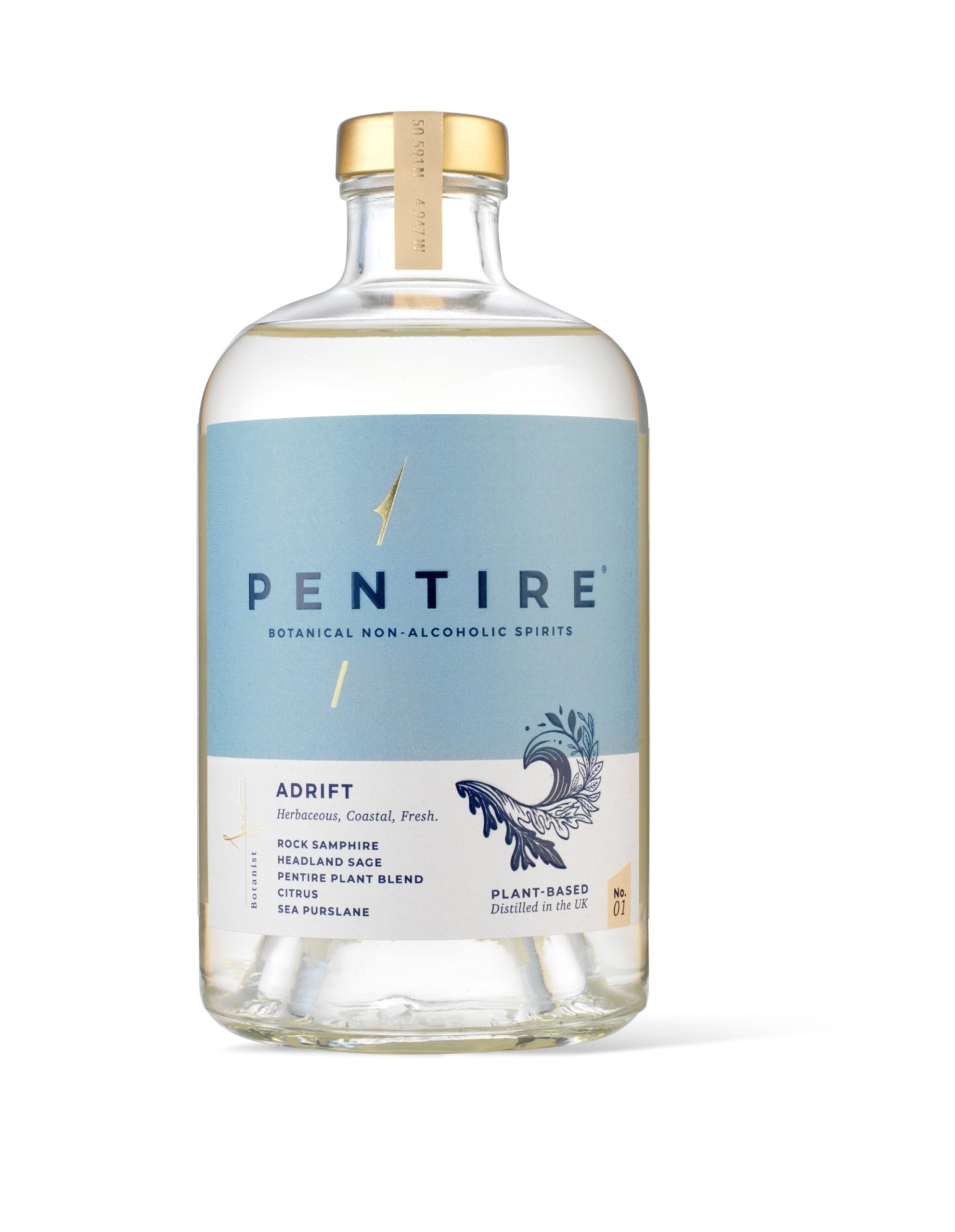 Pentire Adrift 70cl - Botanical Alcohol Free Spirit