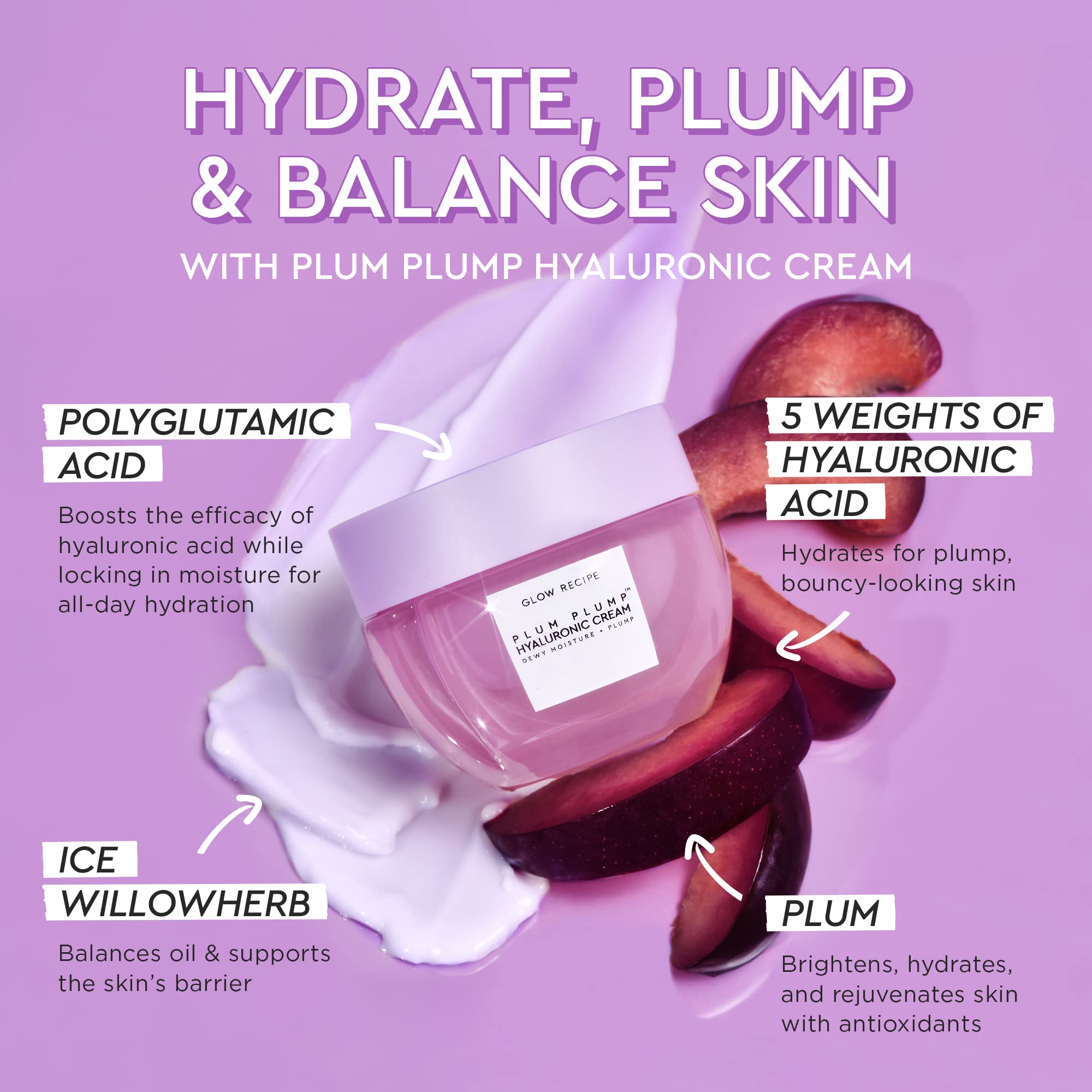 Glow Recipe Plum Plump Hyaluronic Acid Face Cream