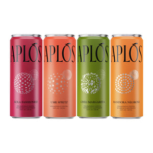 Aplós Canned Variety Pack of Non-Alcoholic Cocktails