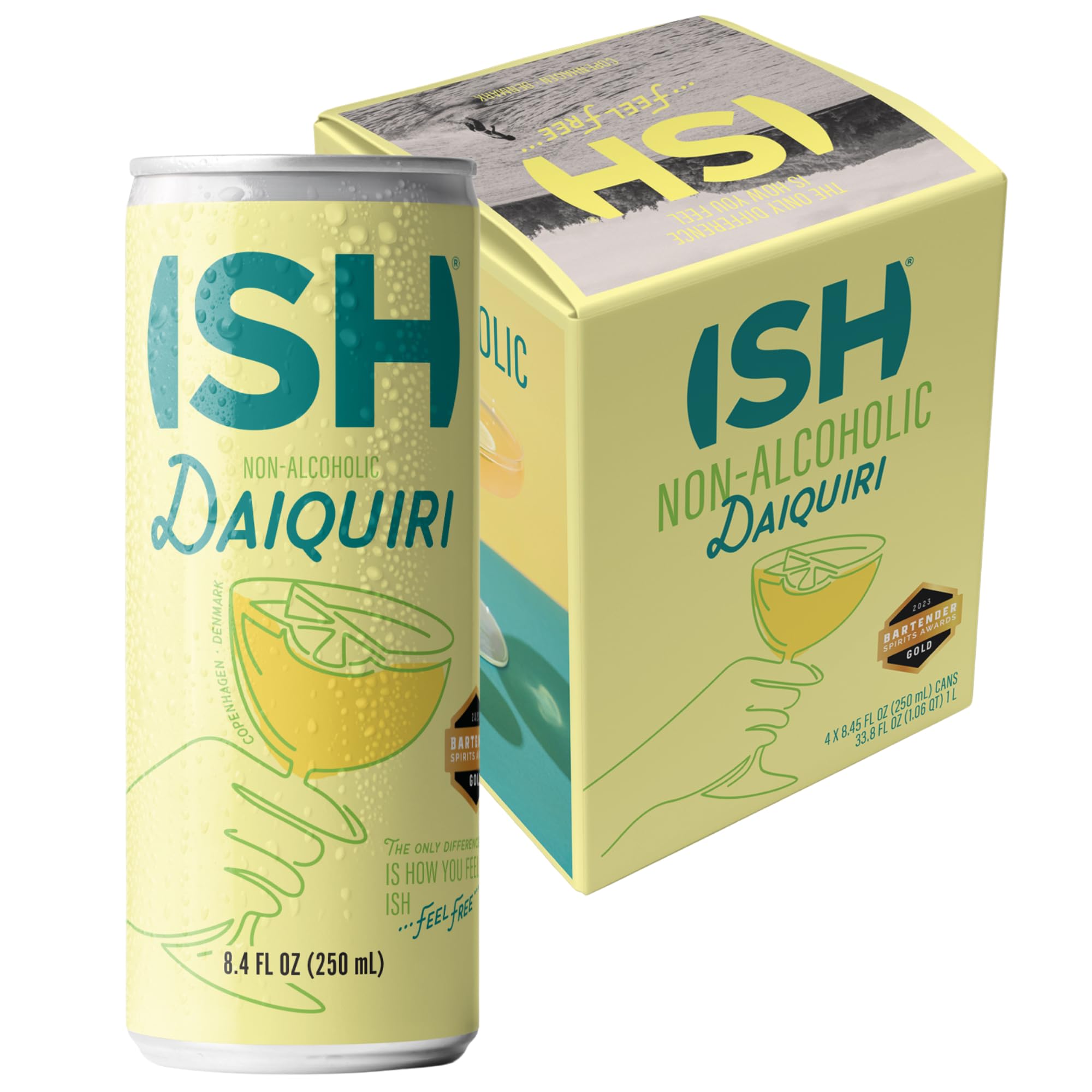 ISH Daiquiri, Non Alcoholic Canned Cocktail