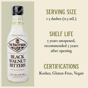 Fee Brothers Black Walnut Cocktail Bitters