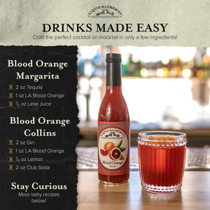 Liquid Alchemist Blood Orange Syrup for Cocktails