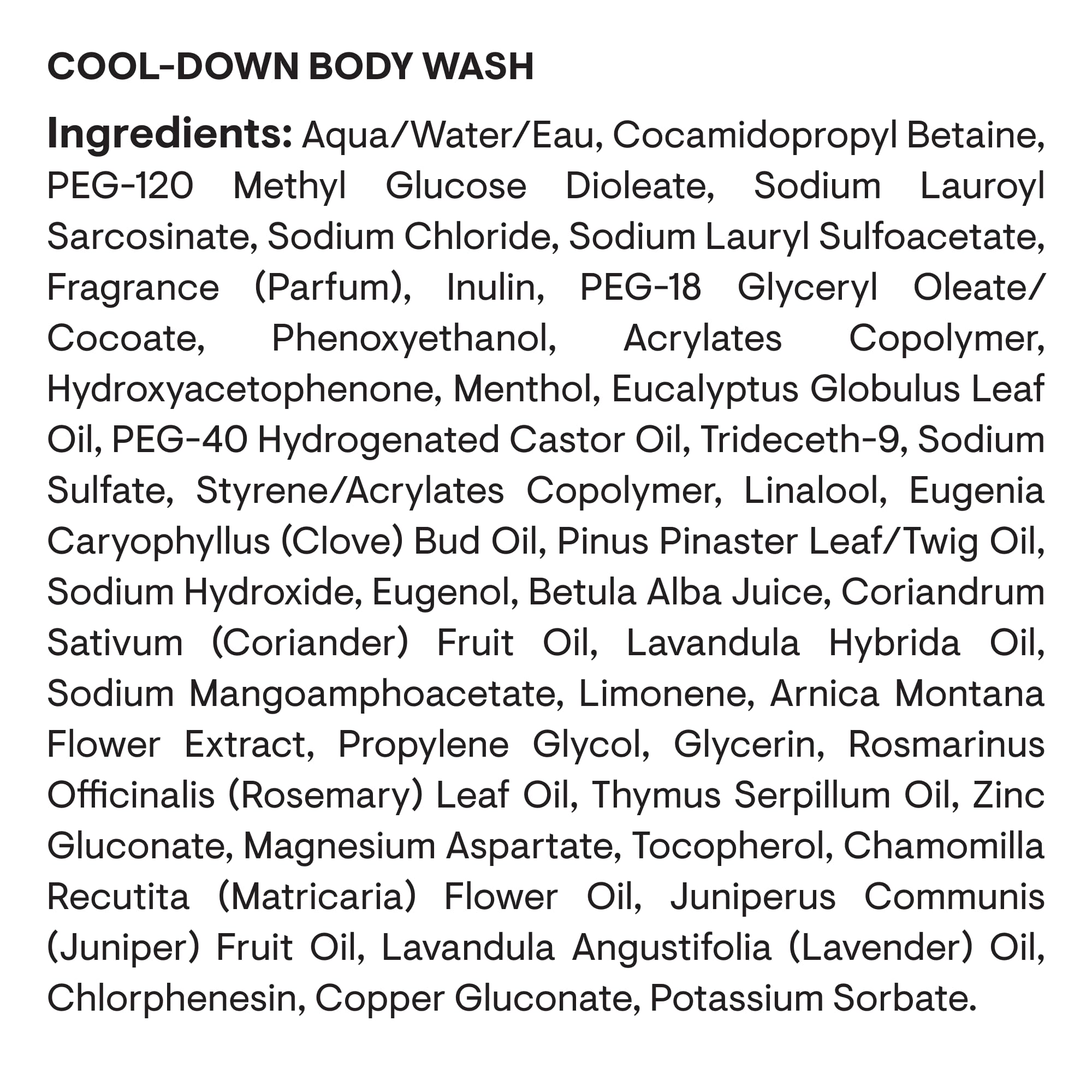 ELEMIS Cool-Down Body Wash