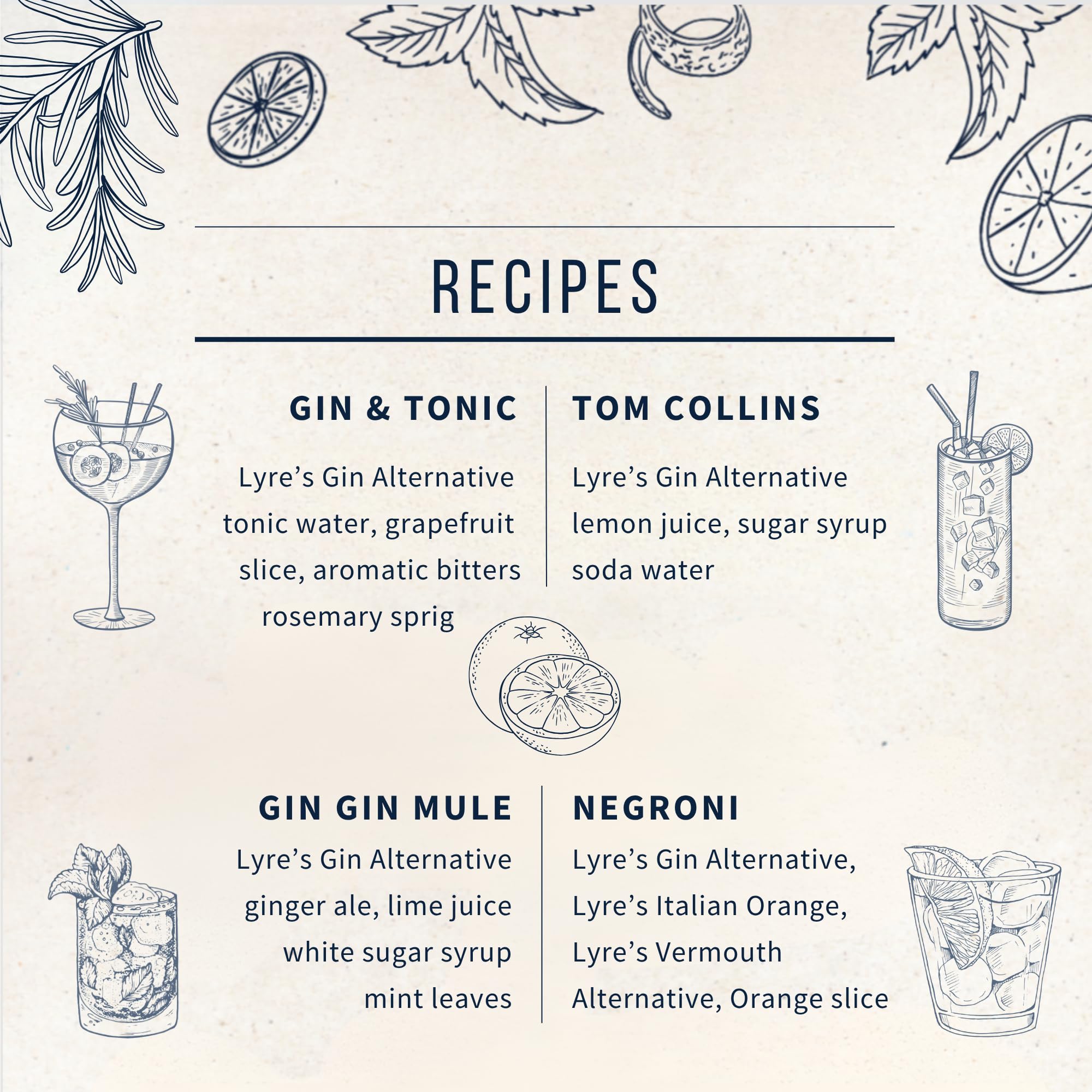 Lyre's Gin Alternative, Dry London Premium Non Alcoholic Spirits